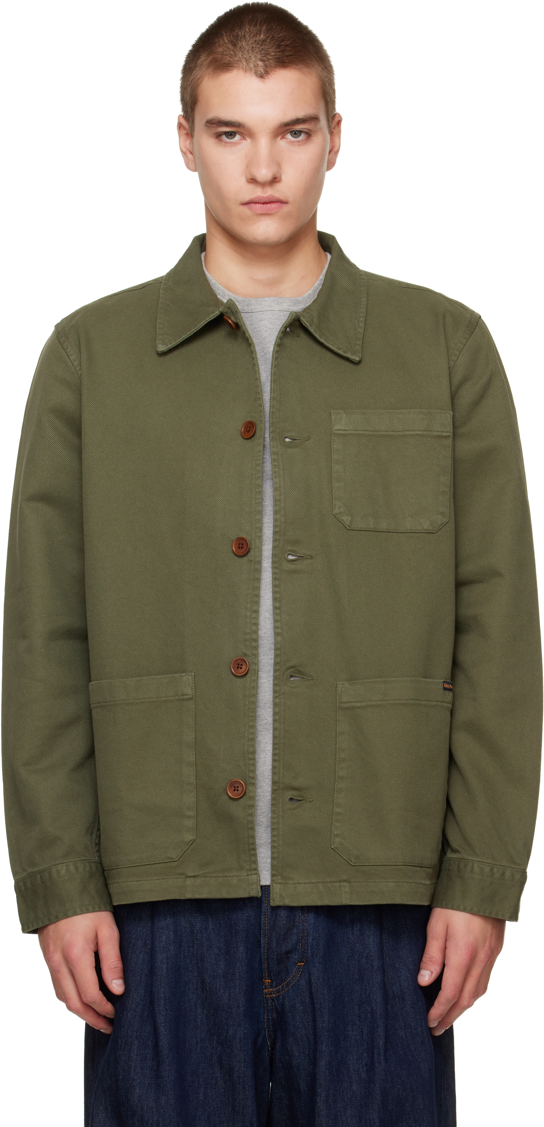 Nudie Jeans - Khaki Barney Worker Jacket