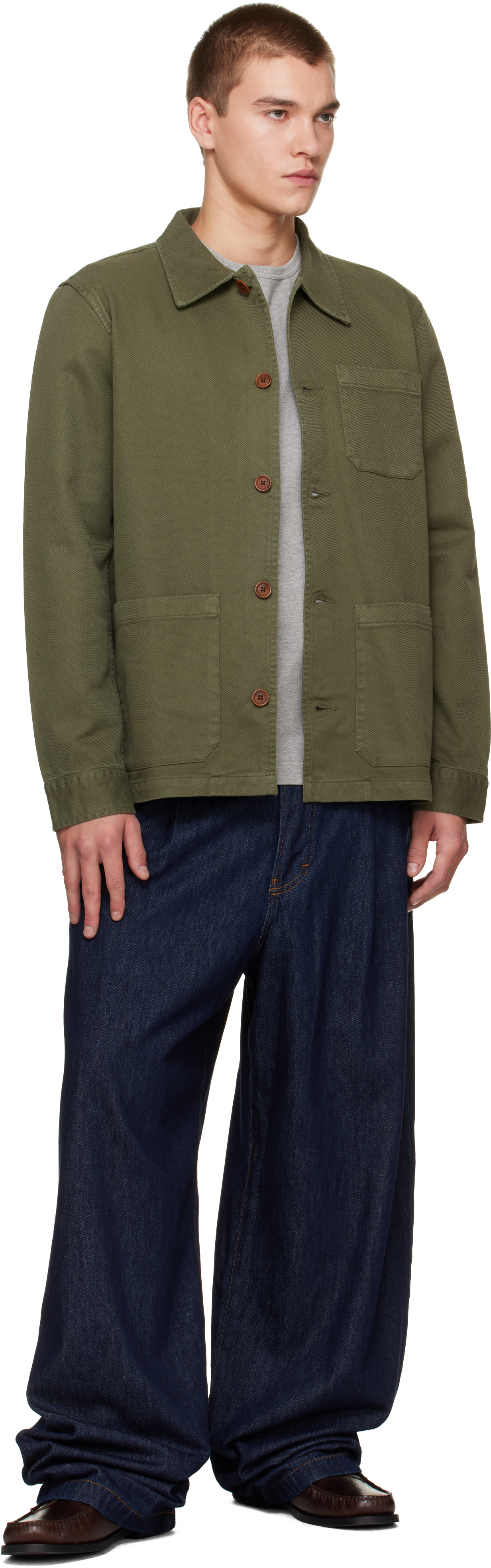 Nudie Jeans - Khaki Barney Worker Jacket