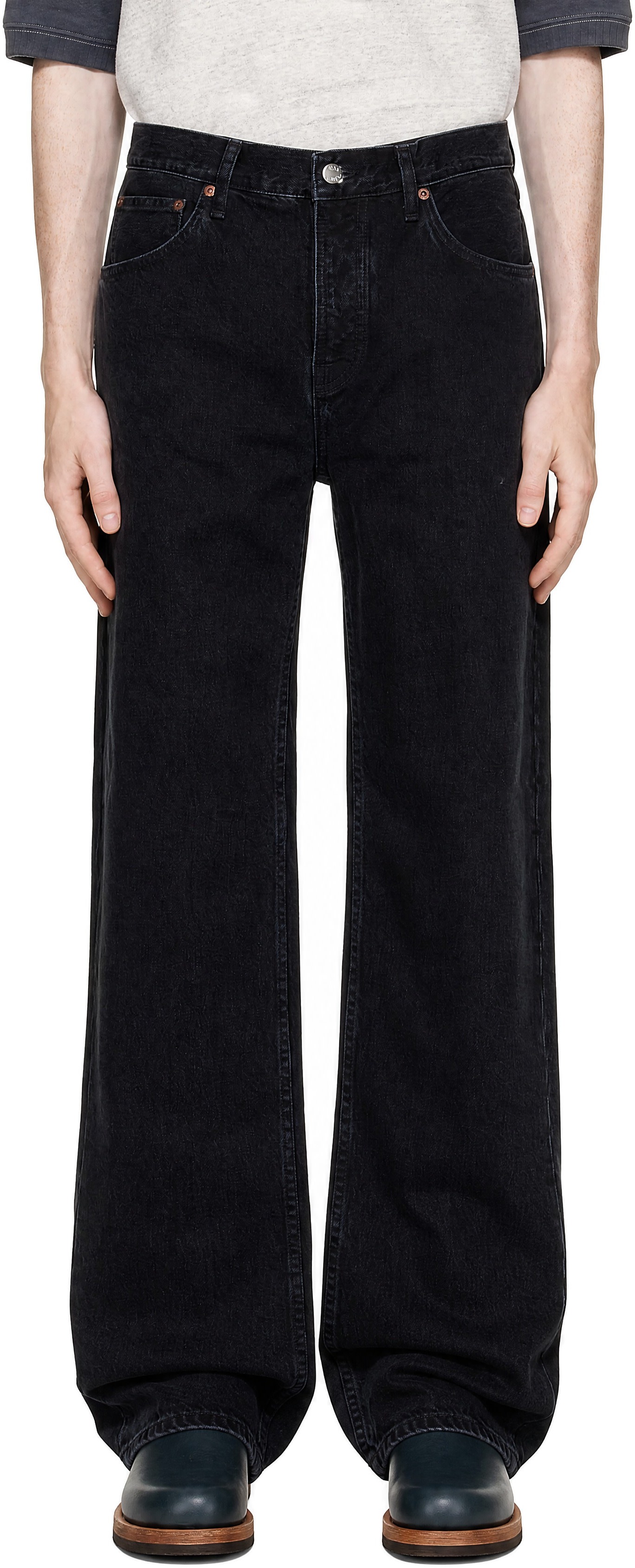 Nudie Jeans: ブラック Tuff Tony ジーンズ | SSENSE 日本