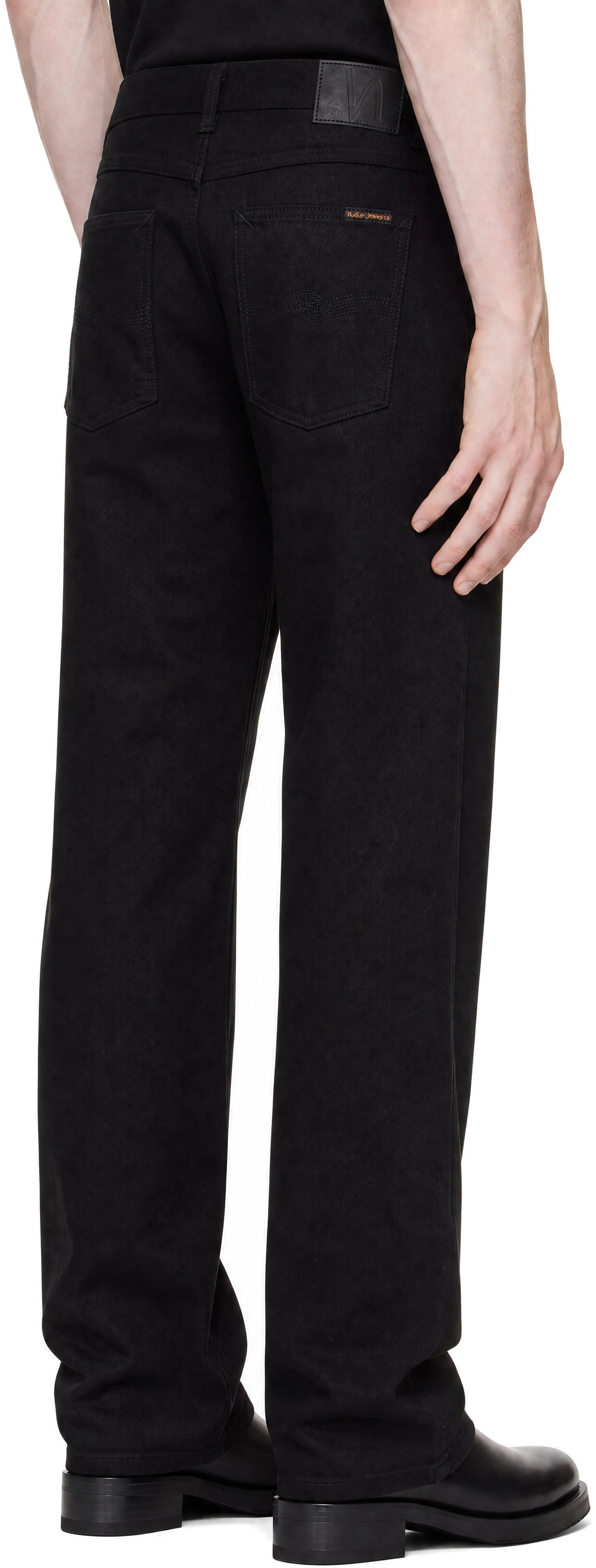 Nudie Jeans: ブラック Steady Eddie II ドライジーンズ | SSENSE 日本