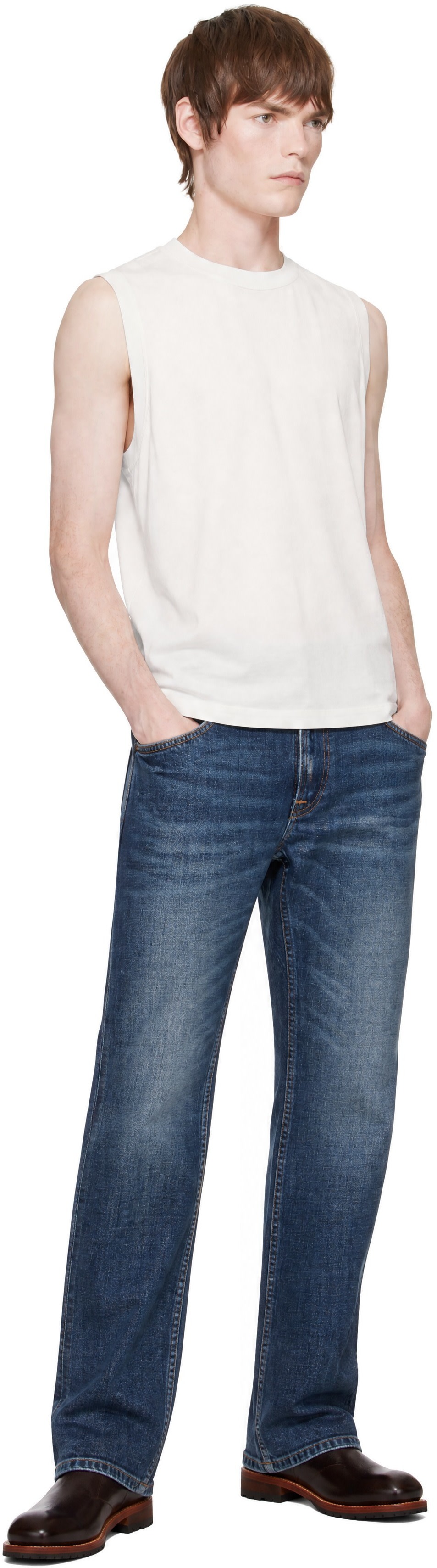 Nudie Jeans - Blue Lean Dean Jeans