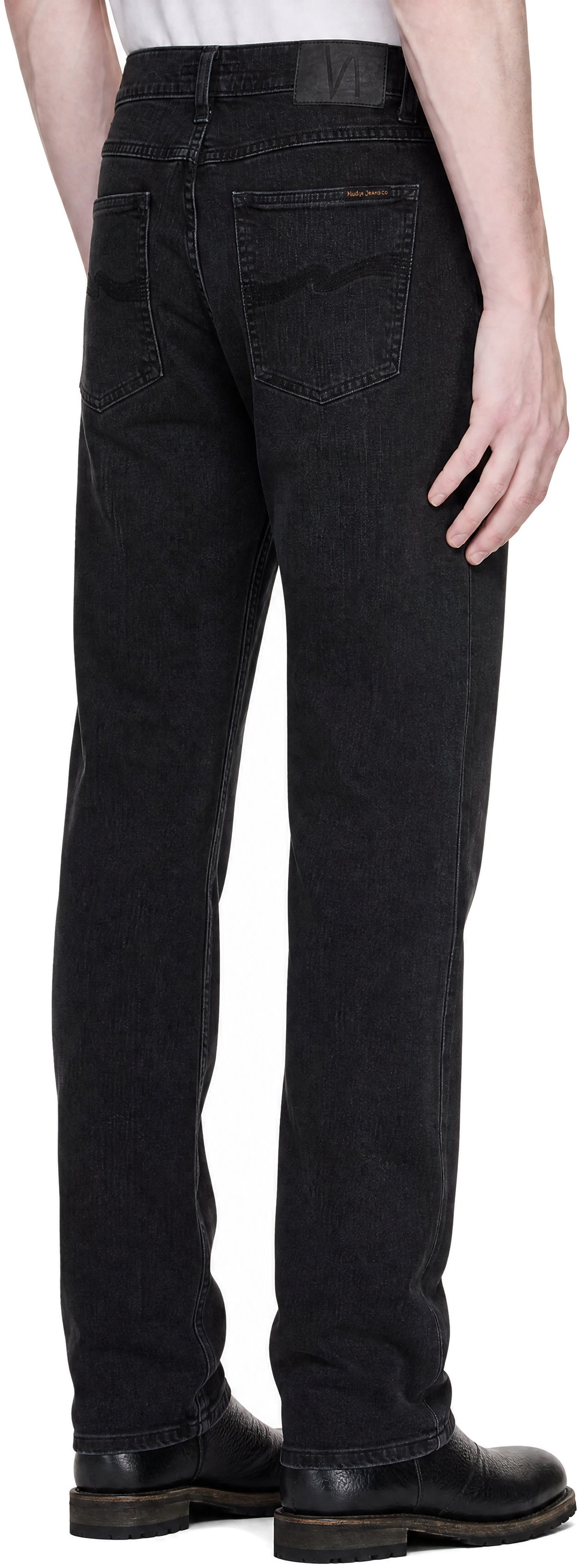 Nudie Jeans - Black Lean Dean Jeans