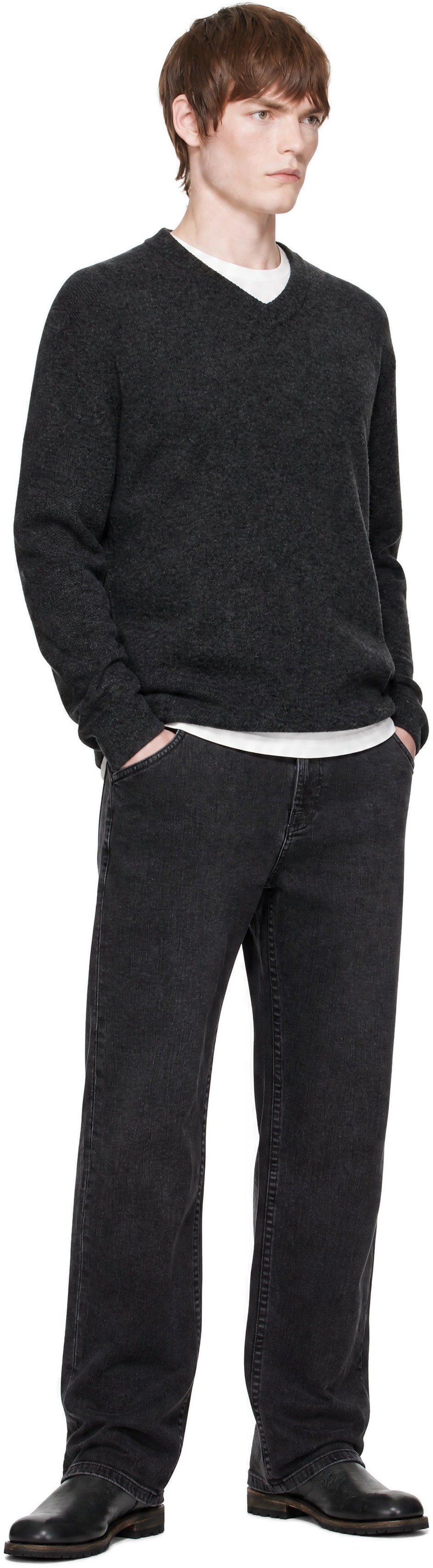 Nudie Jeans - Black Lean Dean Jeans