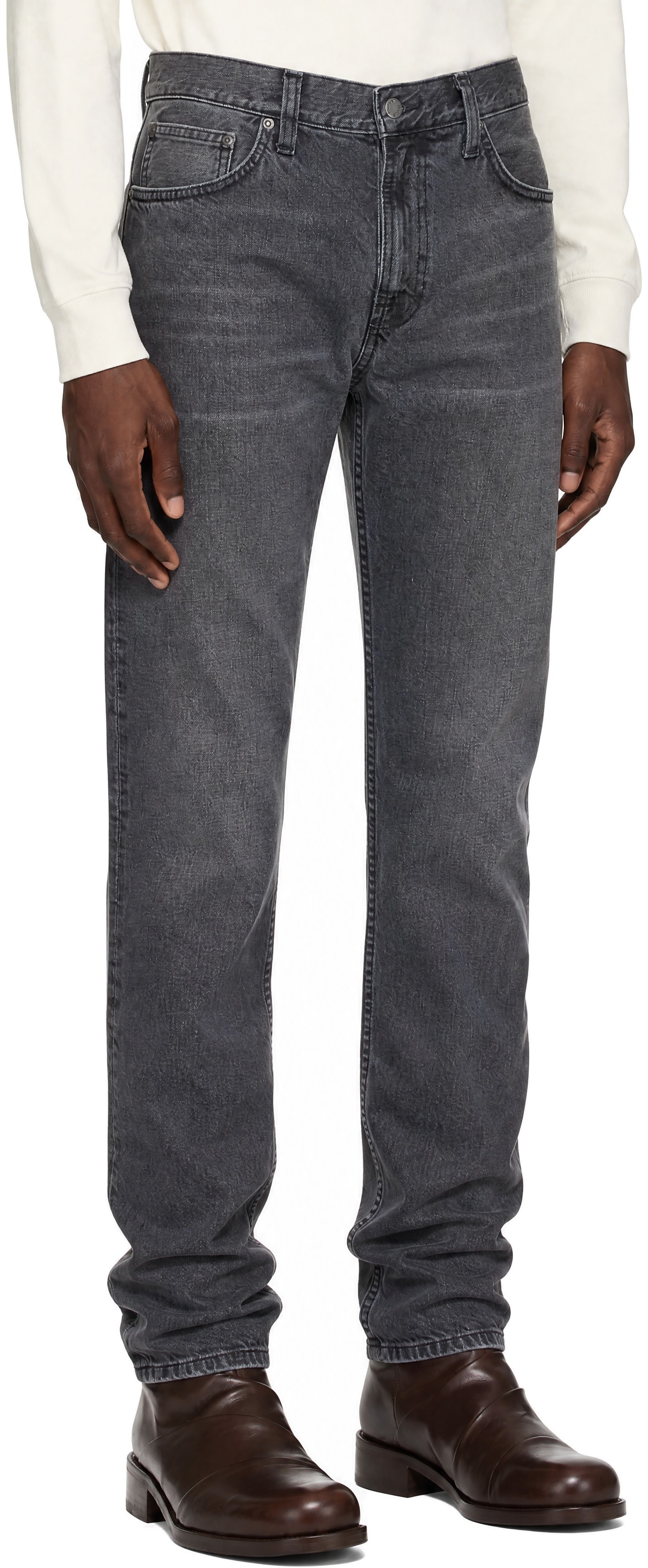 Nudie Jeans - グレー Gritty Jackson ジーンズ
