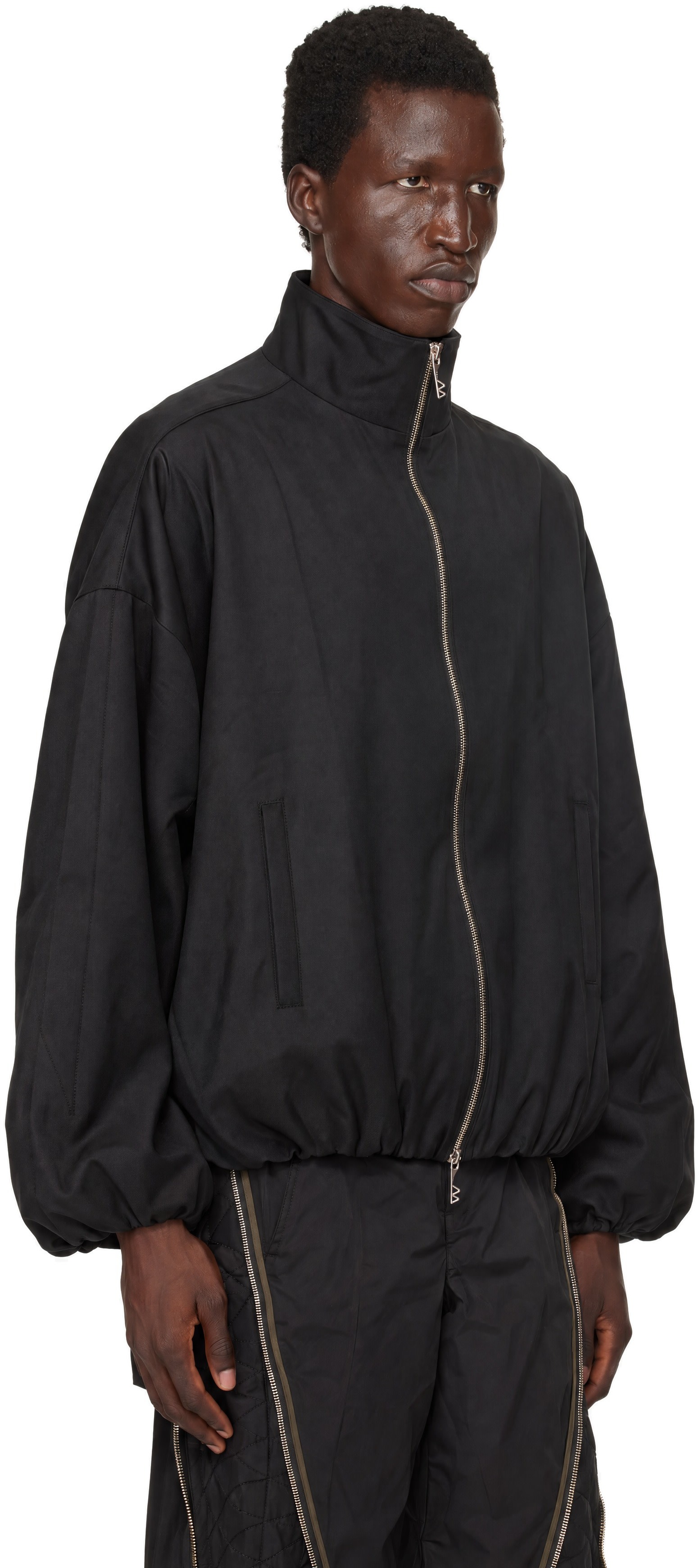 FFFPOSTALSERVICE - Black Wool Track Jacket
