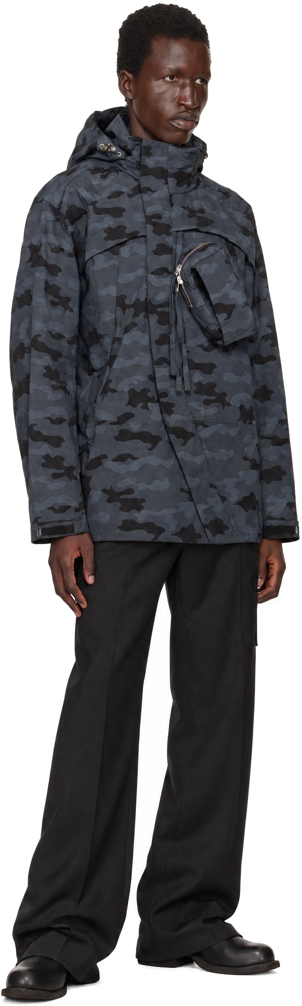FFFPOSTALSERVICE - Blue MK3 Curved Zip Jacket