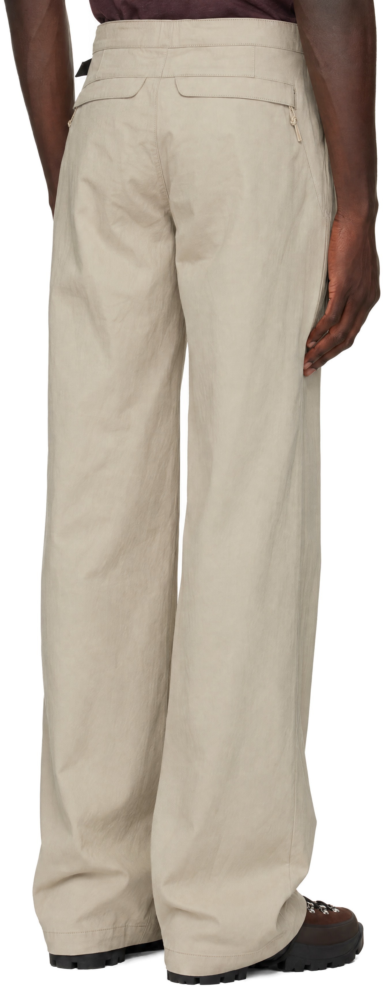 FFFPOSTALSERVICE - Black Curved Backzip Gen 2 Trousers