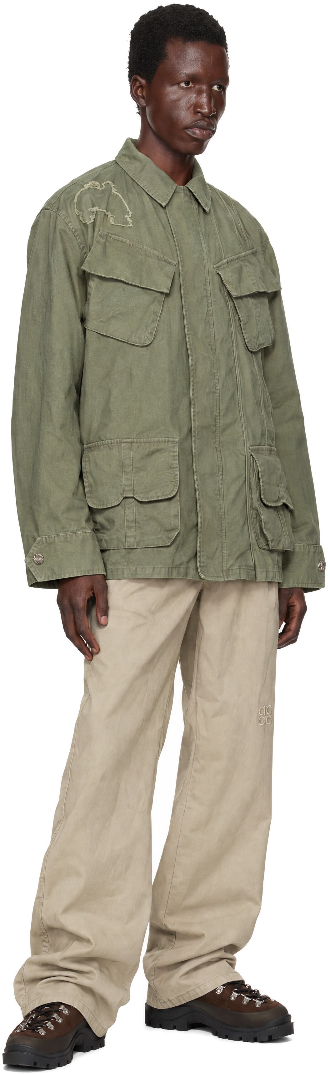 FFFPOSTALSERVICE - Black Curved Backzip Gen 2 Trousers