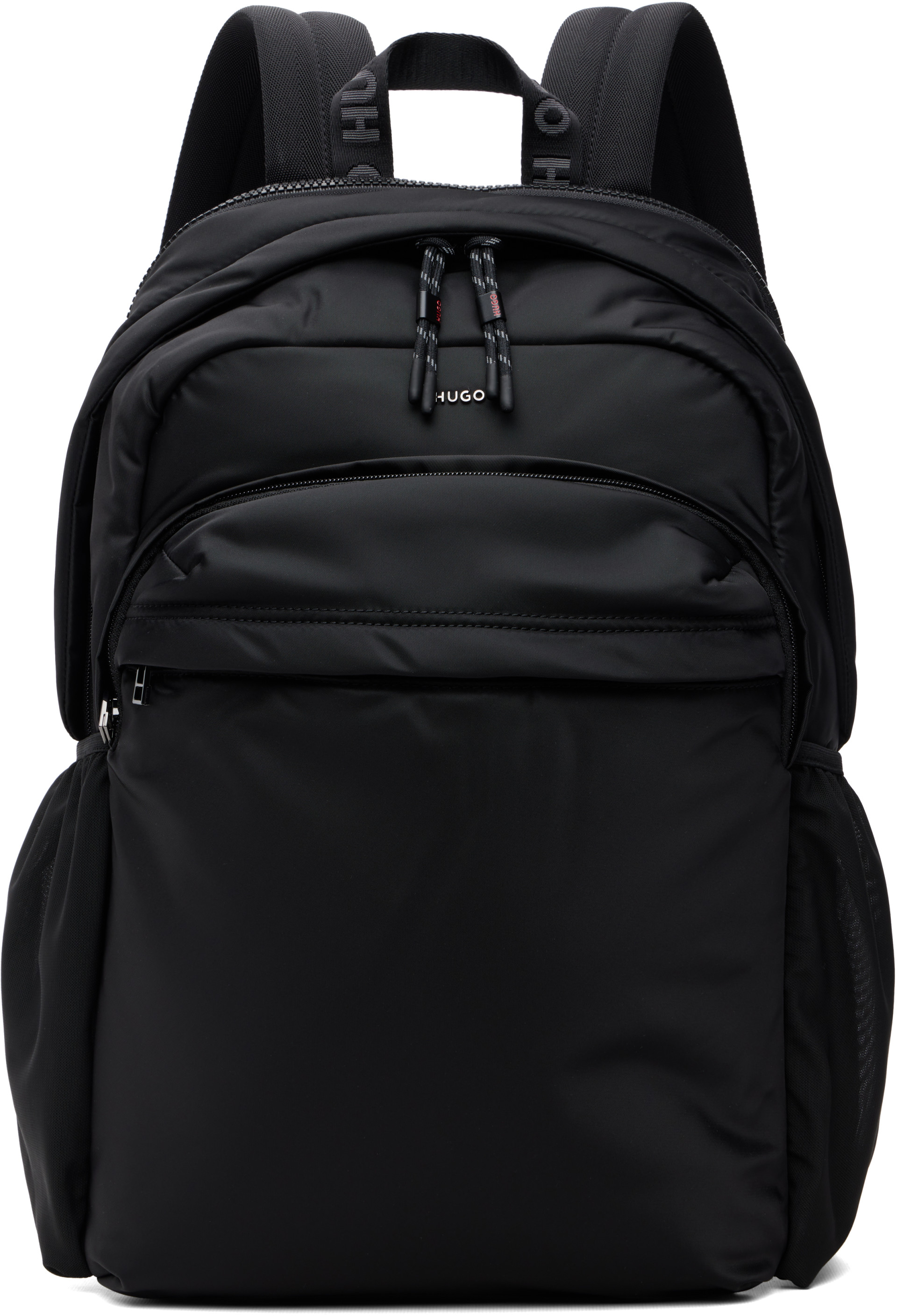 Hugo - Black Satin Backpack