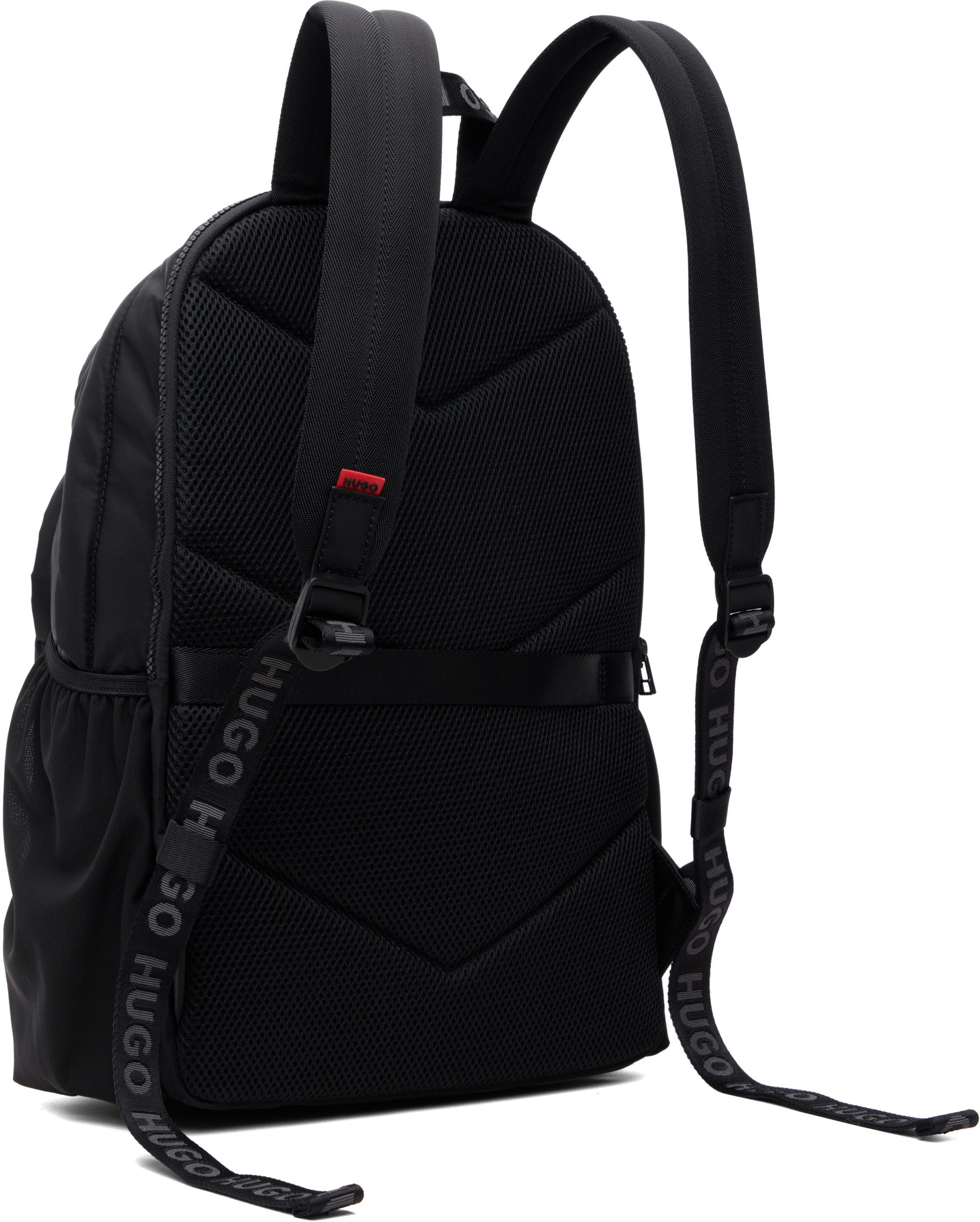 Hugo - Black Satin Backpack