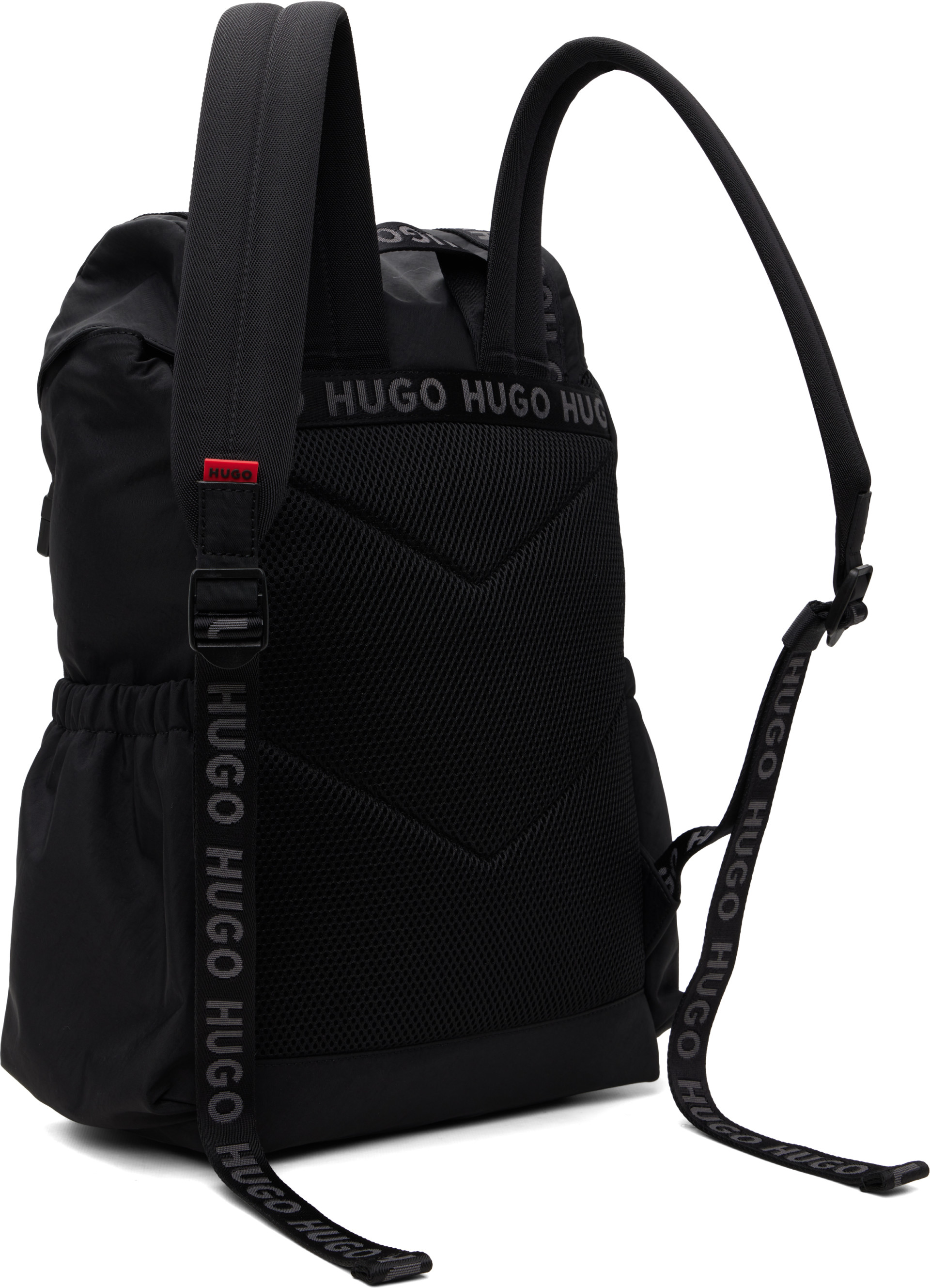 Hugo - Black Darwstring Backpack