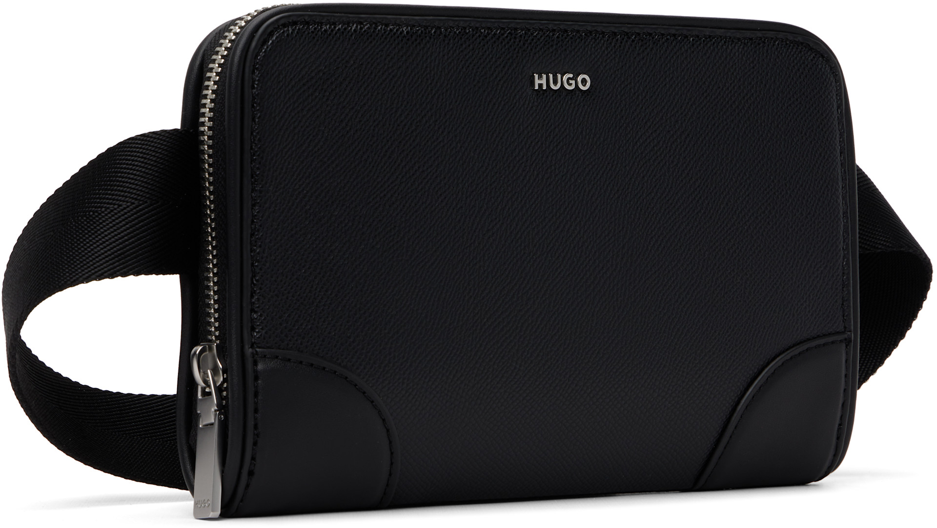 Hugo - Black Crossbody Messenger Bag