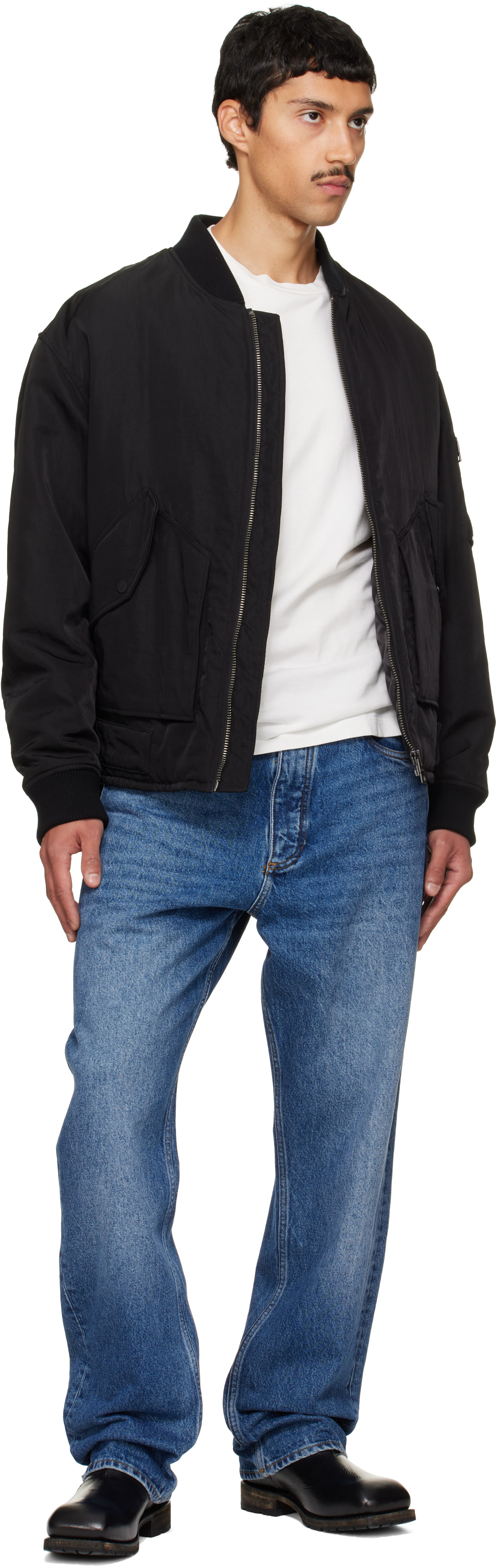 Hugo - Black Technical Bomber Jacket