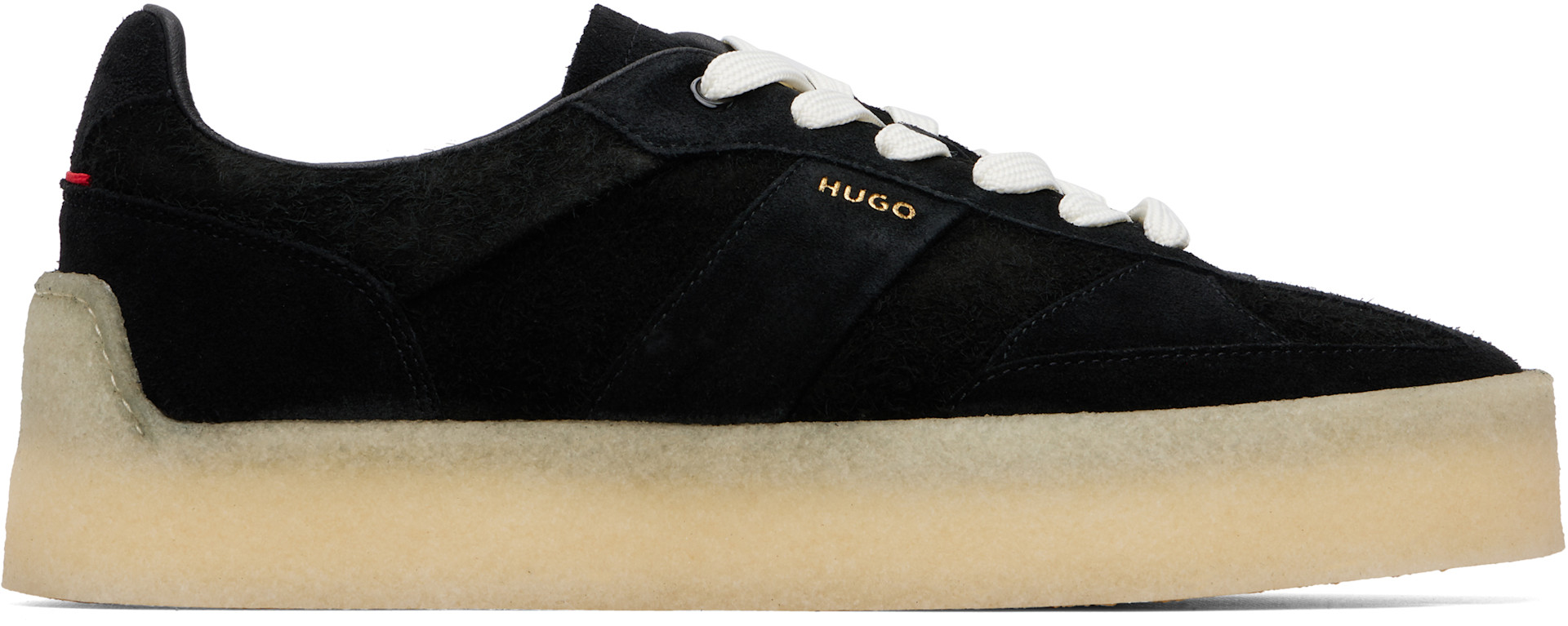 Hugo - Baskets noires en suède