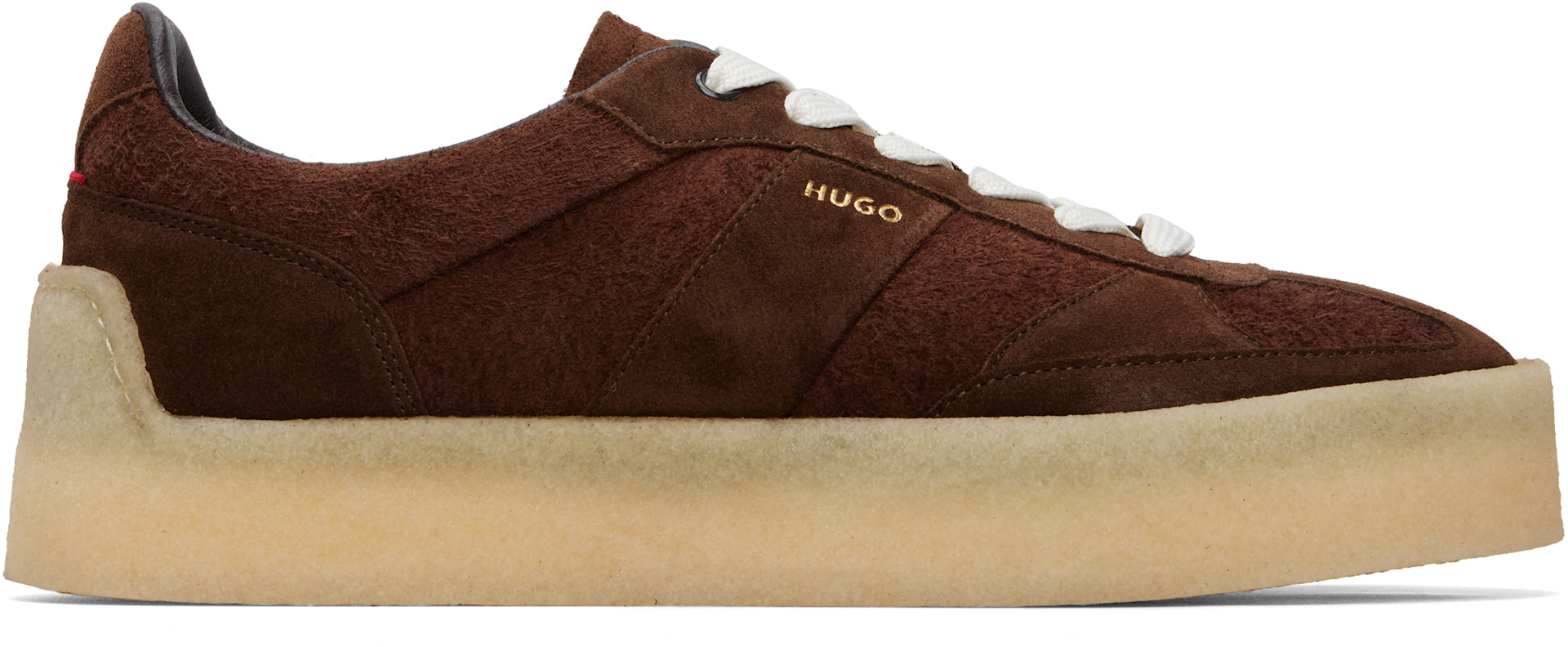 Hugo - Baskets brunes en suède