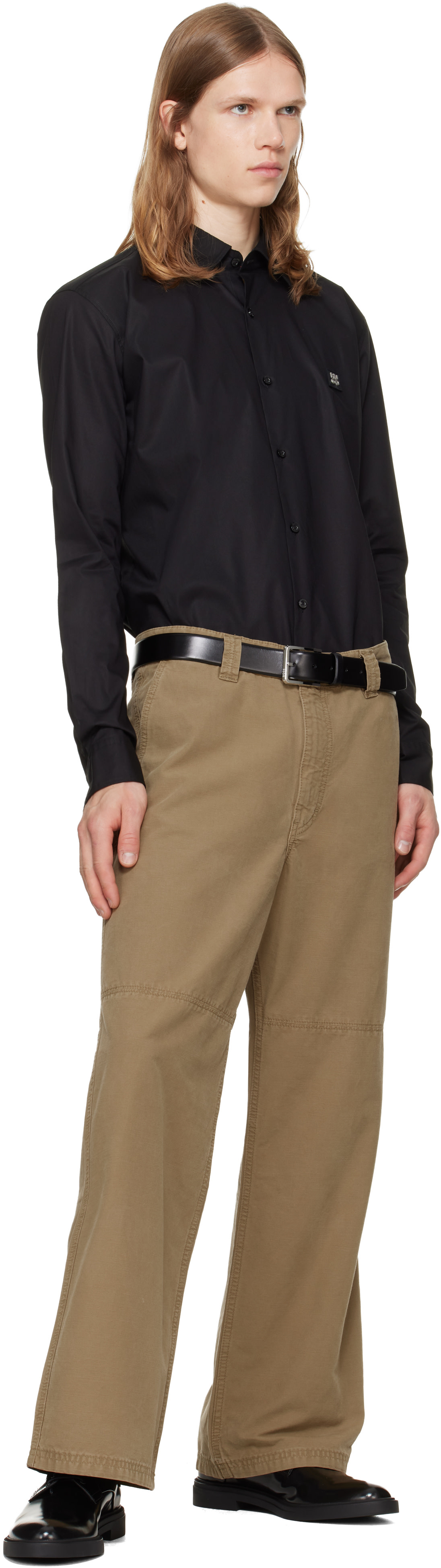 BOSS - Black Leather Belt