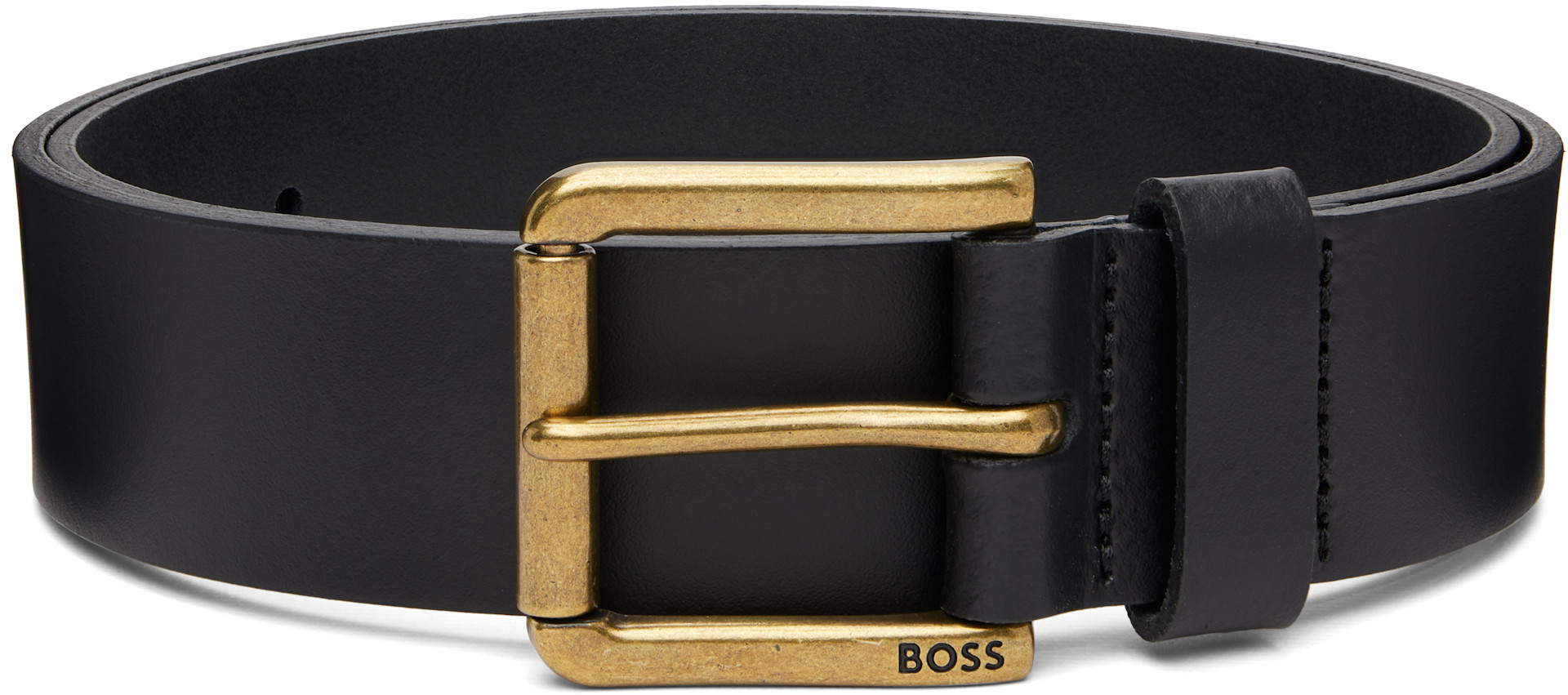 BOSS - Black Leather Belt