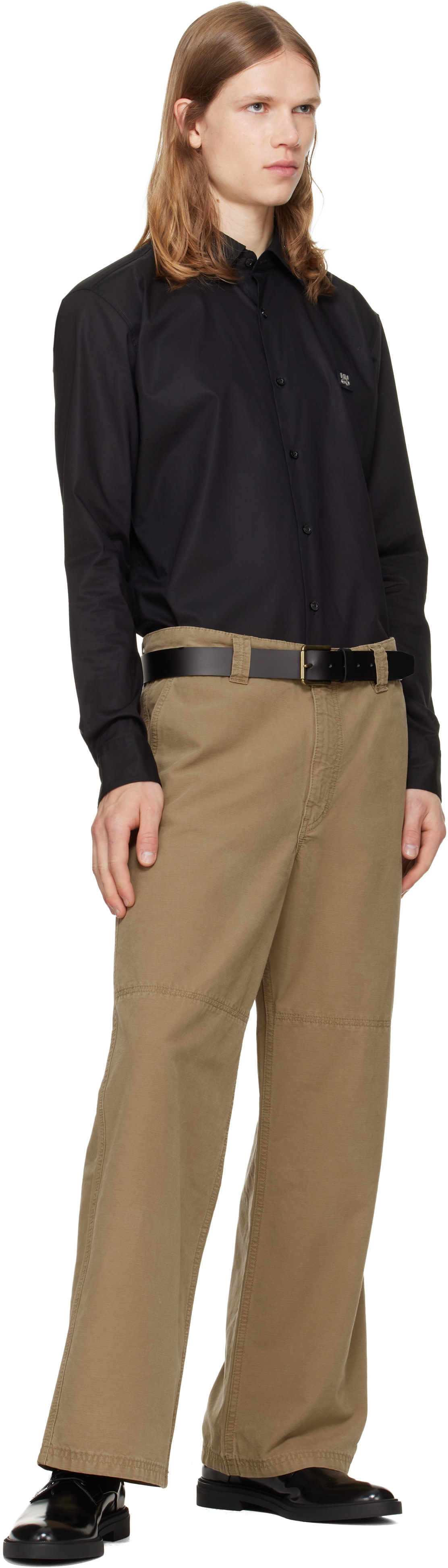 BOSS - Black Leather Belt