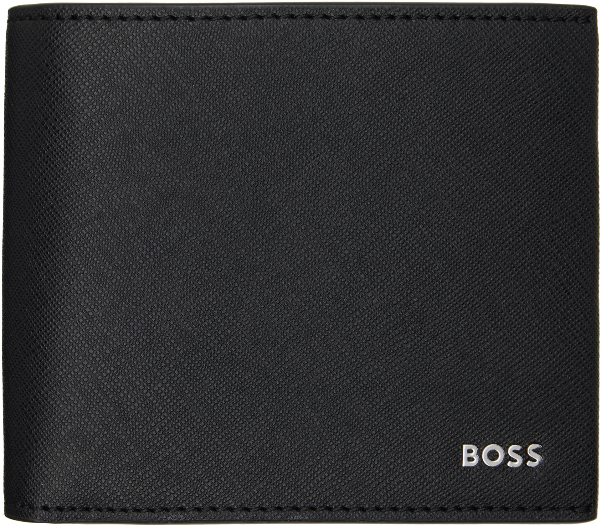 BOSS - Black Saffiano Leather Wallet