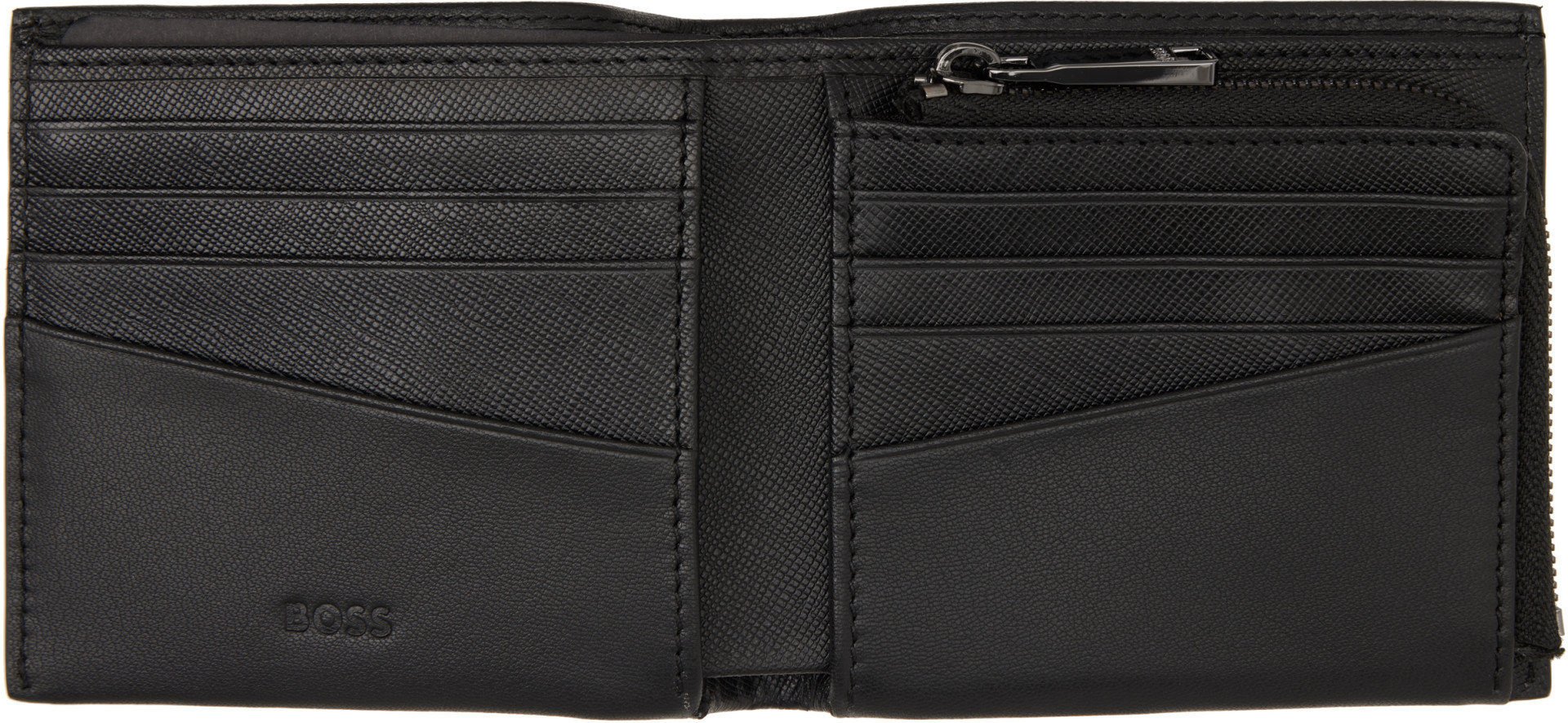 BOSS - Black Bifold Wallet