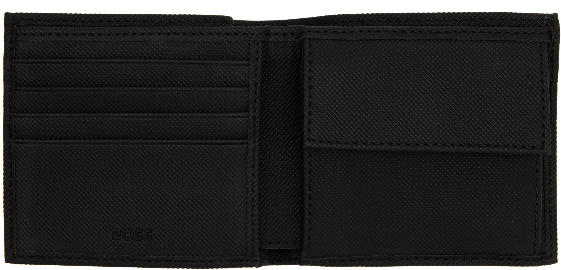 BOSS - Black Bifold Wallet