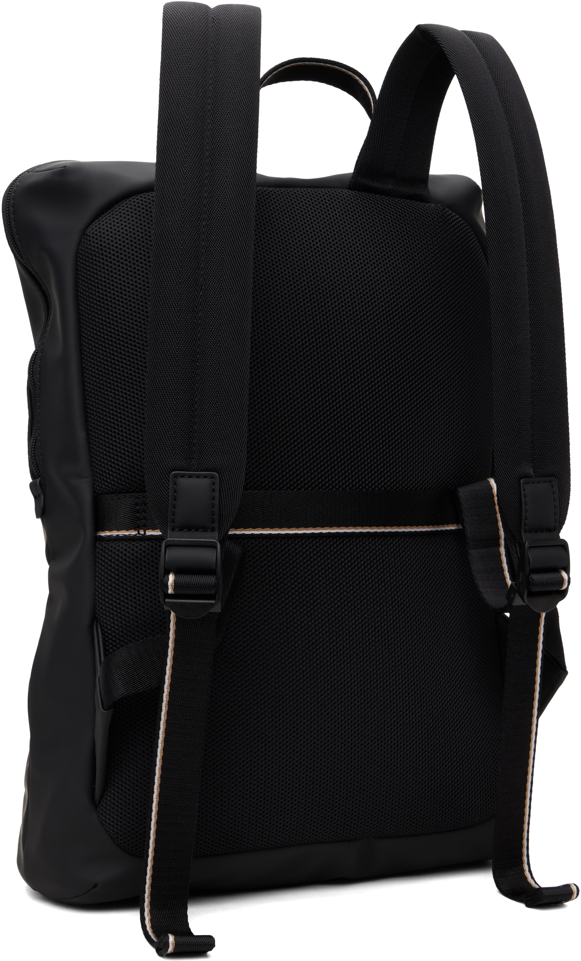 BOSS - Black Logo-Detail Backpack