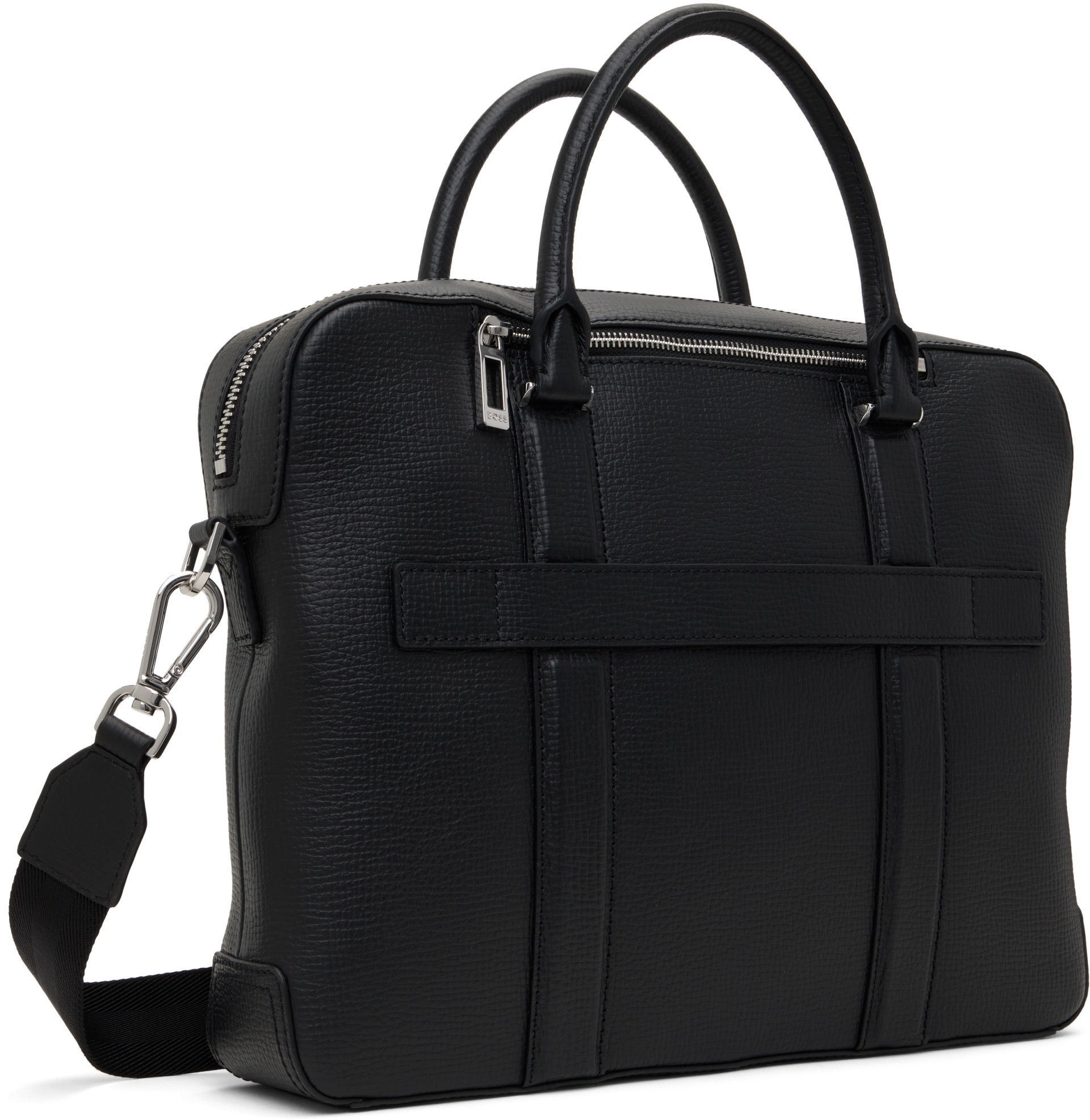 Boss - Porte-document structuré noir à deux poignées