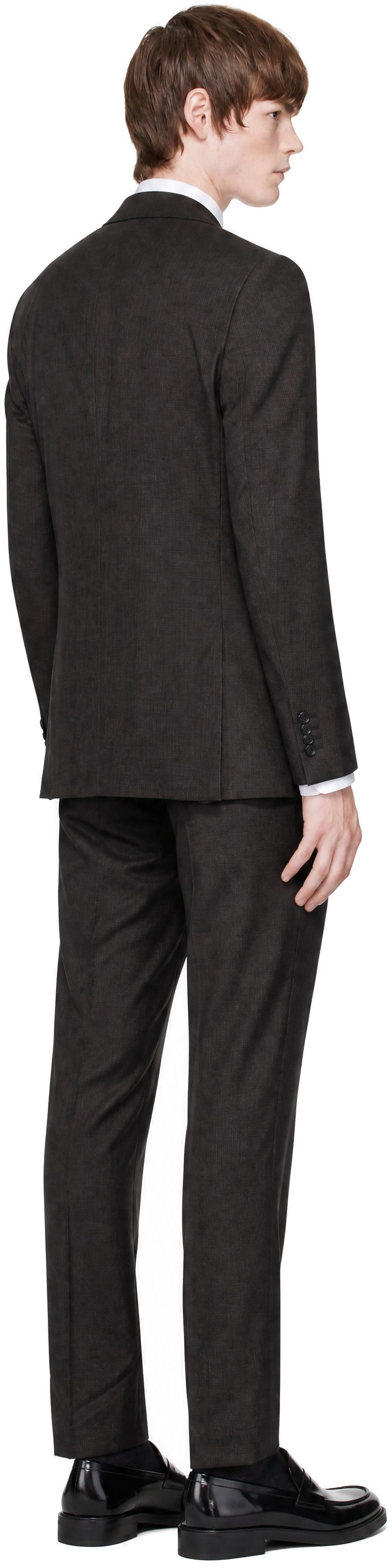 BOSS - Brown Single-Breasted Suit