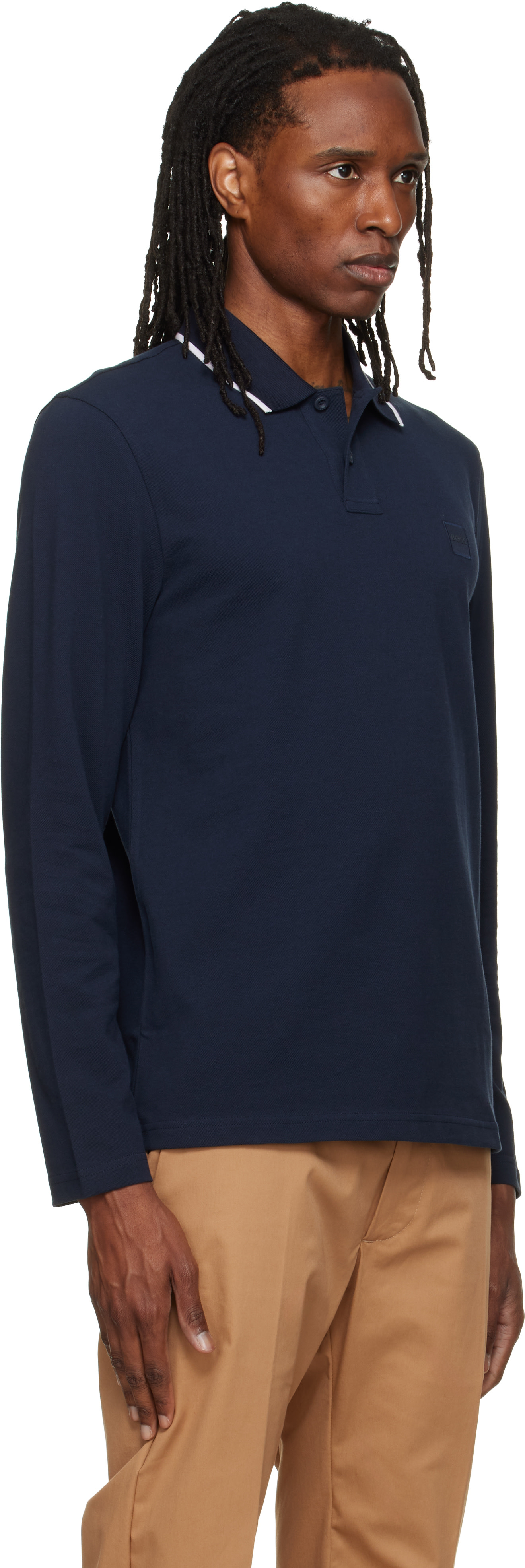 BOSS - Navy Logo Patch Polo