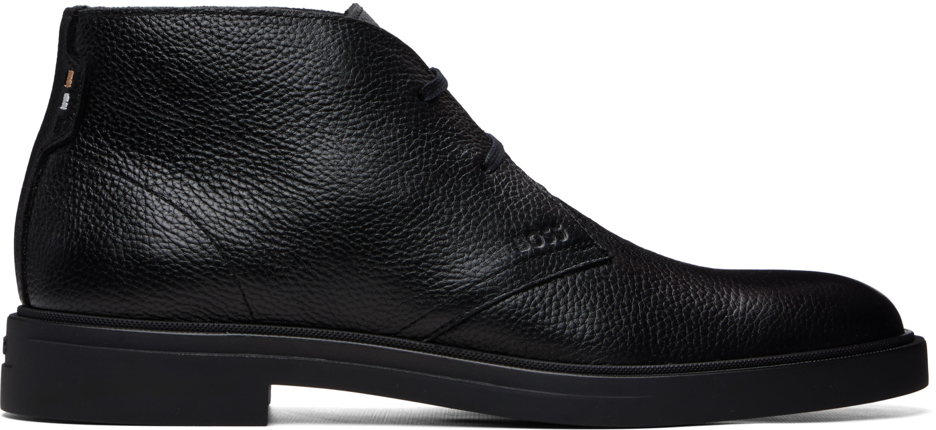 BOSS - Black Wool-Lined Chukka Boots