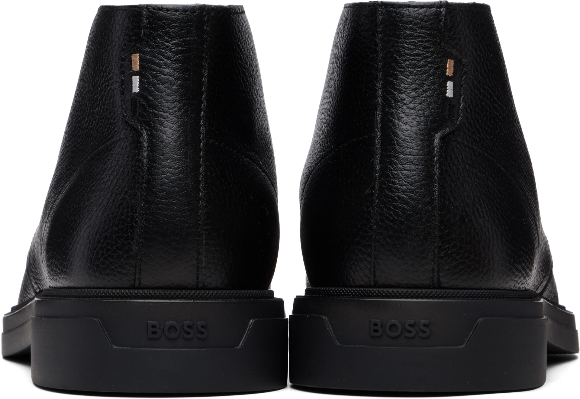 BOSS - Black Wool-Lined Chukka Boots