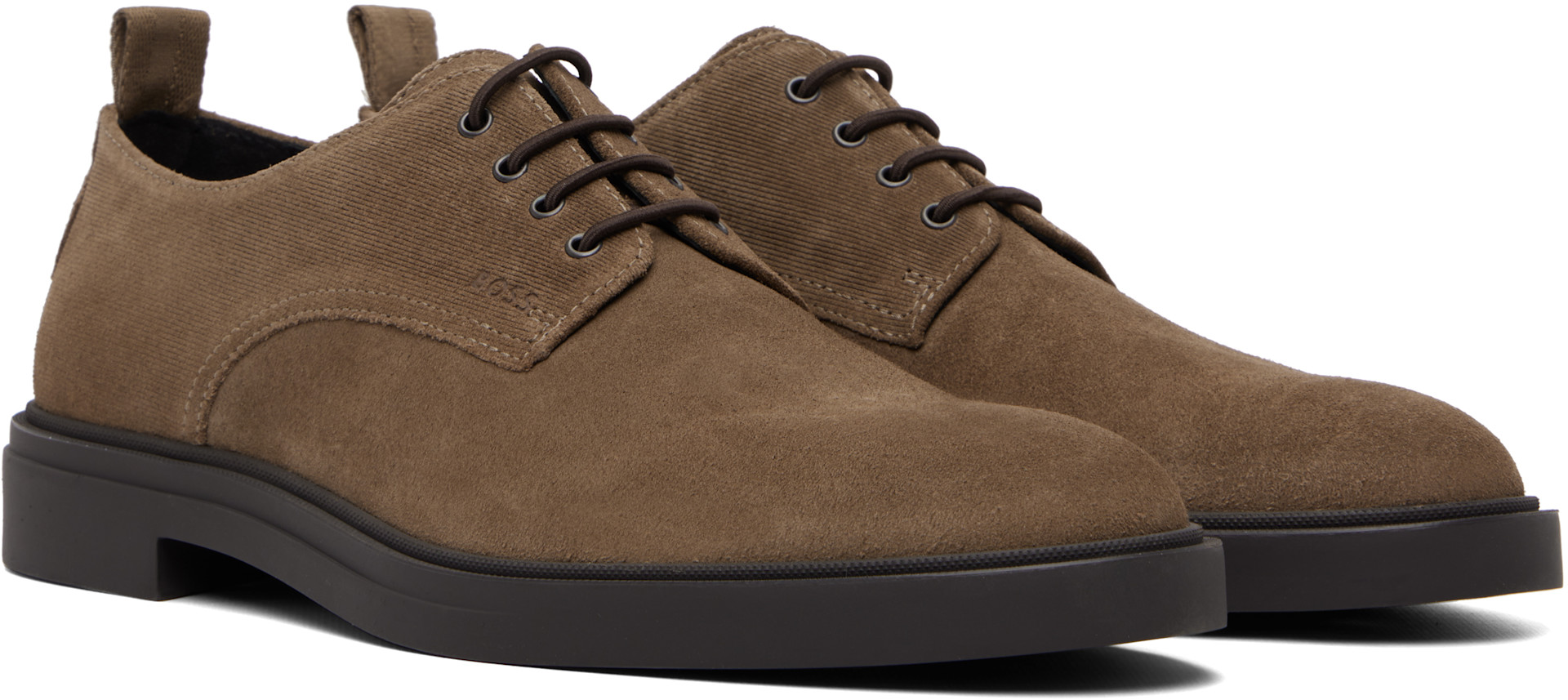 BOSS - Brown Suede Derbys