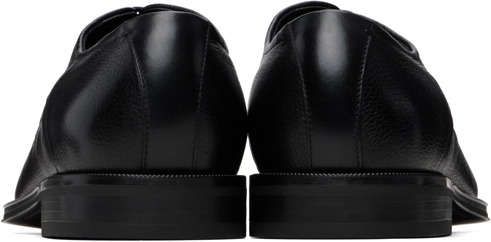 BOSS - Black Grained Leather Derbys