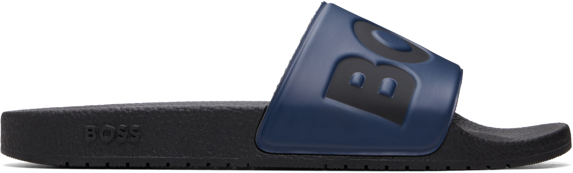BOSS - Navy Logo Slides