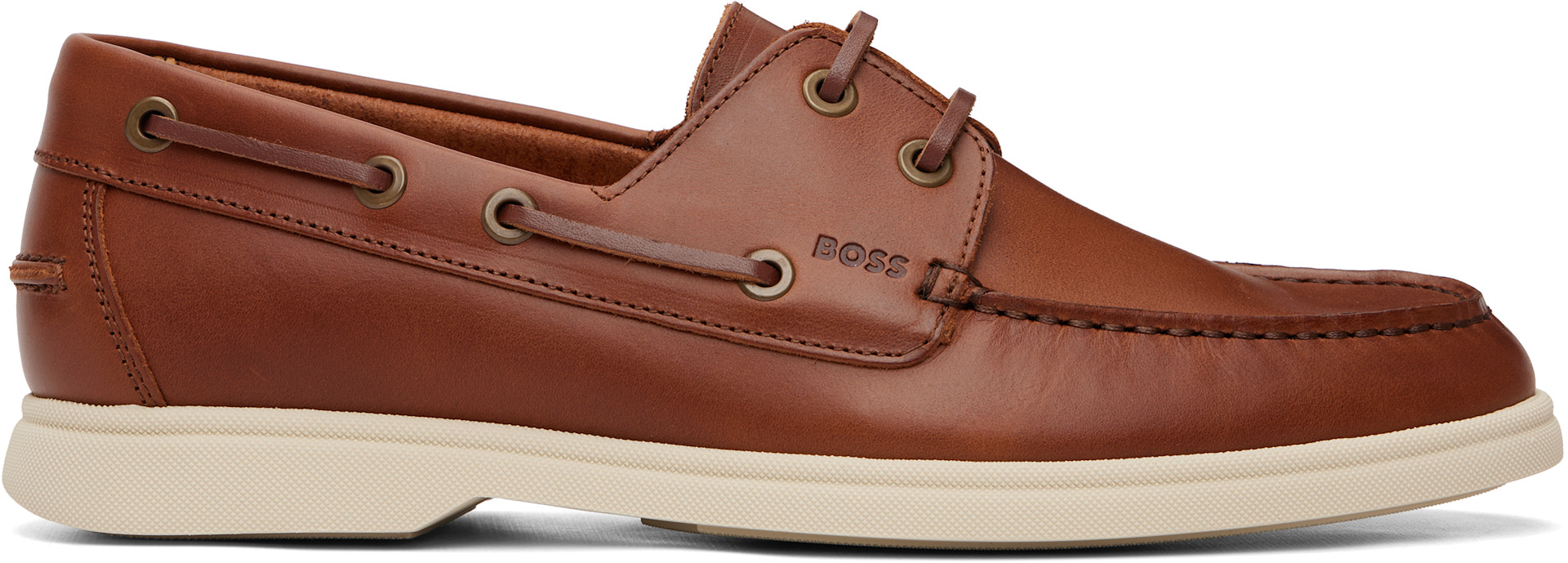 hugo boss dress shoes brown Leather Boat Size:US8.5 - IT38.5 Flat Heel collection:holidayshop CHARLESTON RED AND BLUE