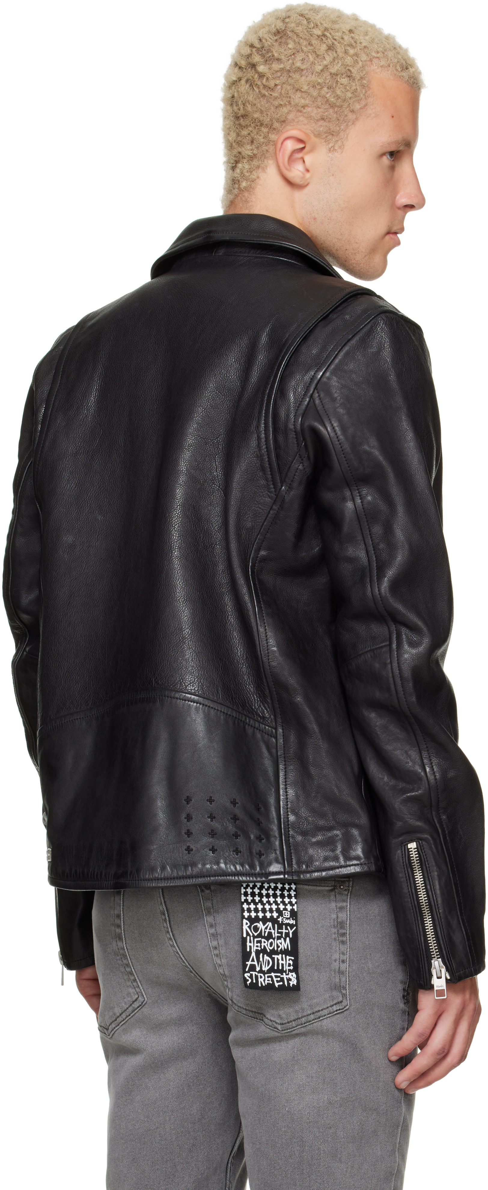 Ksubi - Black Capitol Leather Jacket