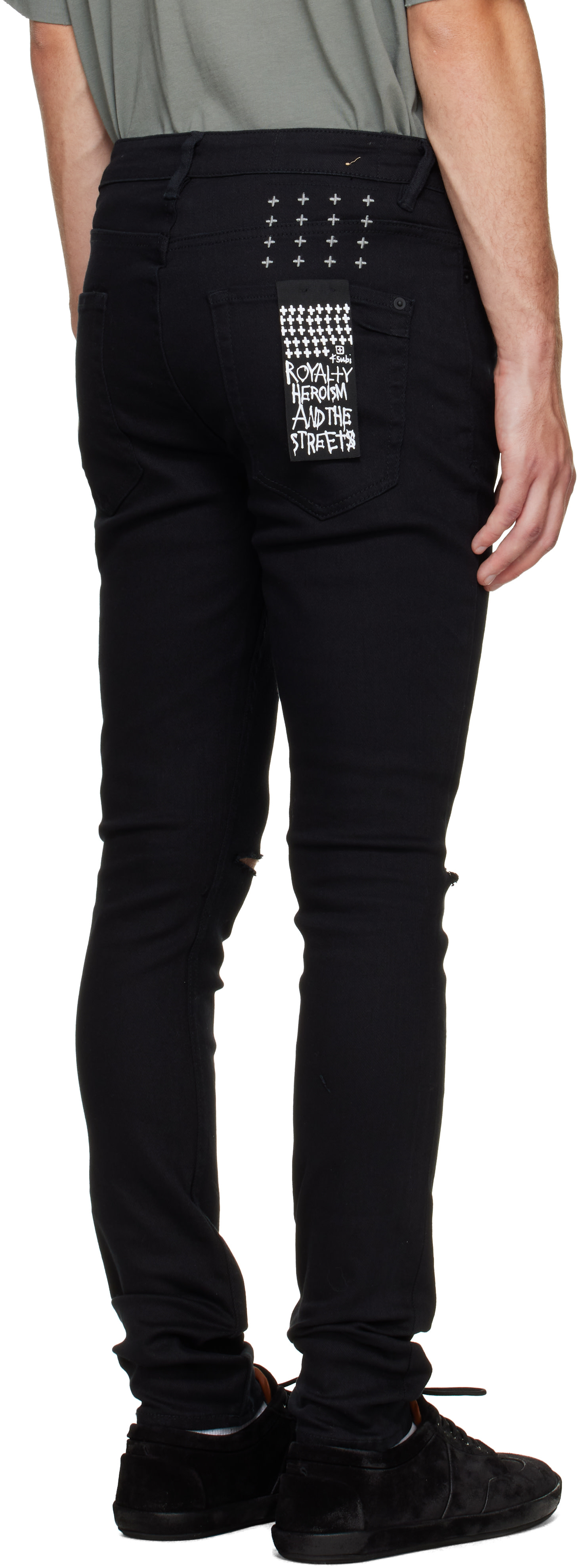 Ksubi - Black Van Winkle Ace Slice Jeans