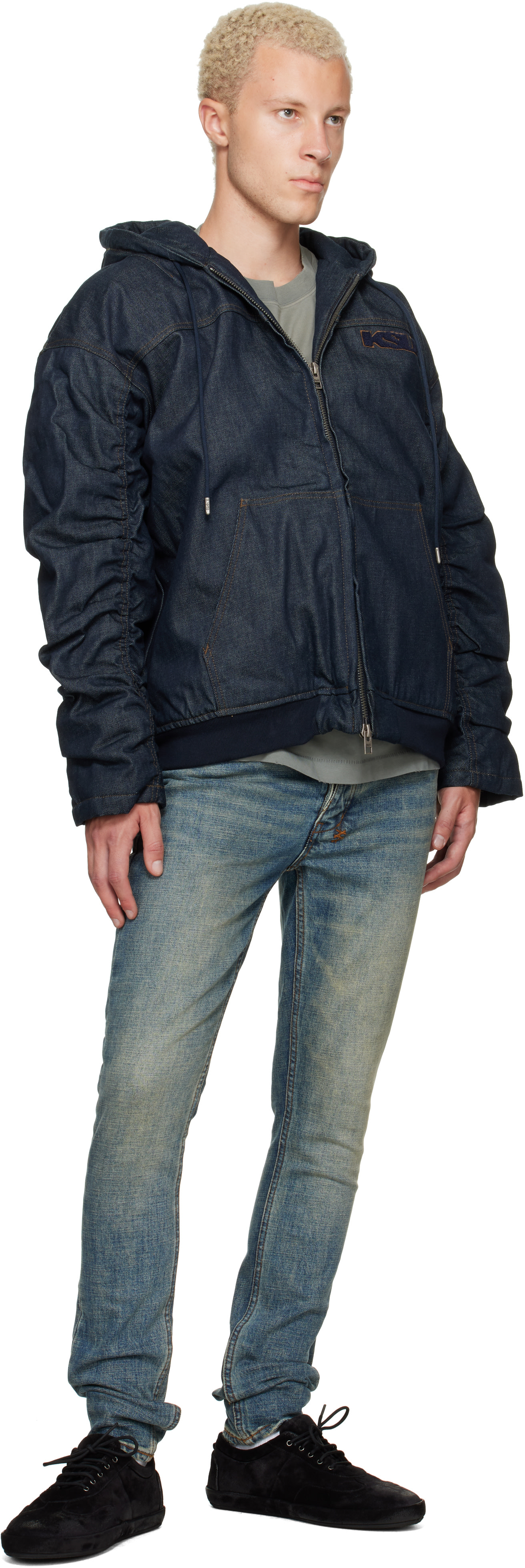 Ksubi - Blue Van Winkle Re-Up Jeans