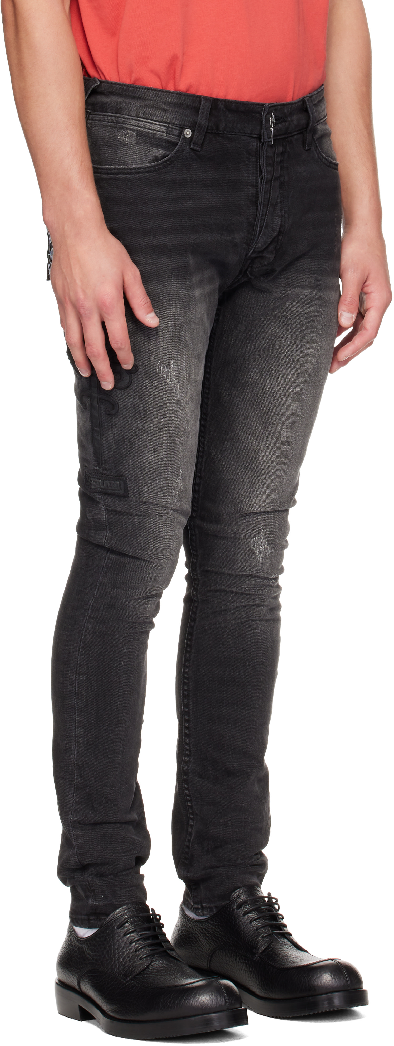 Ksubi - Black Van Winkle Re-Up Jeans