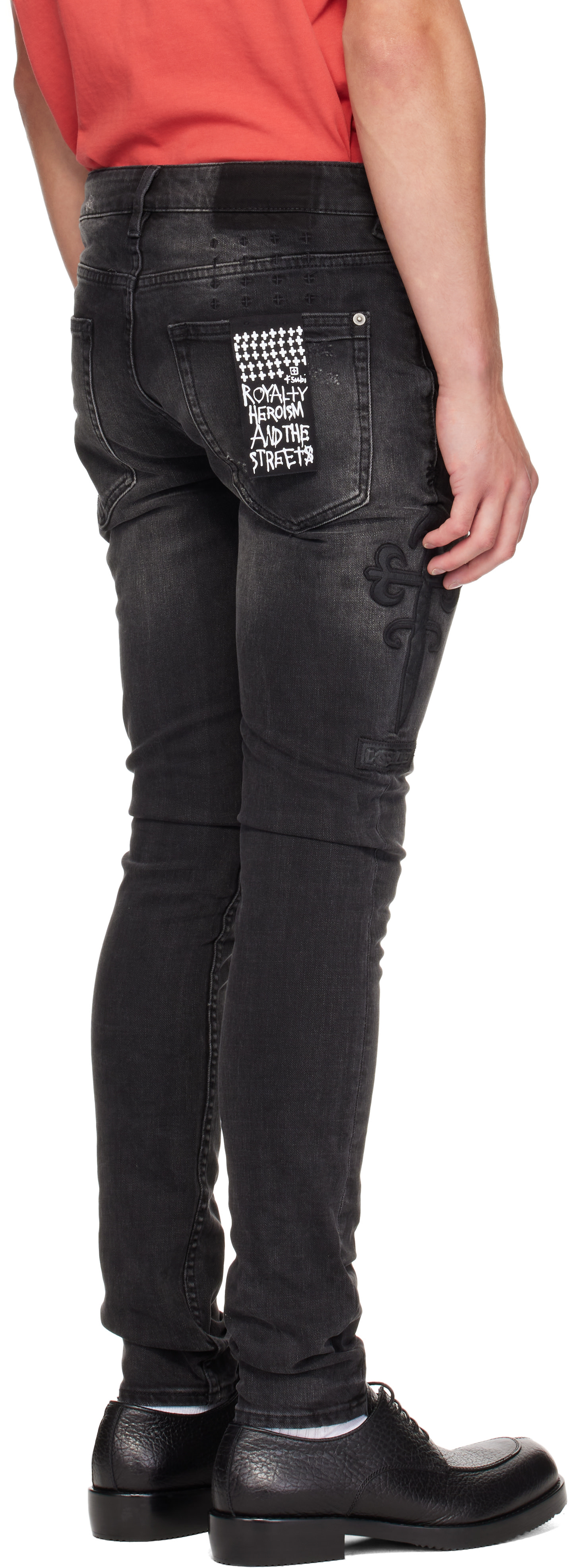 Ksubi - Black Van Winkle Re-Up Jeans