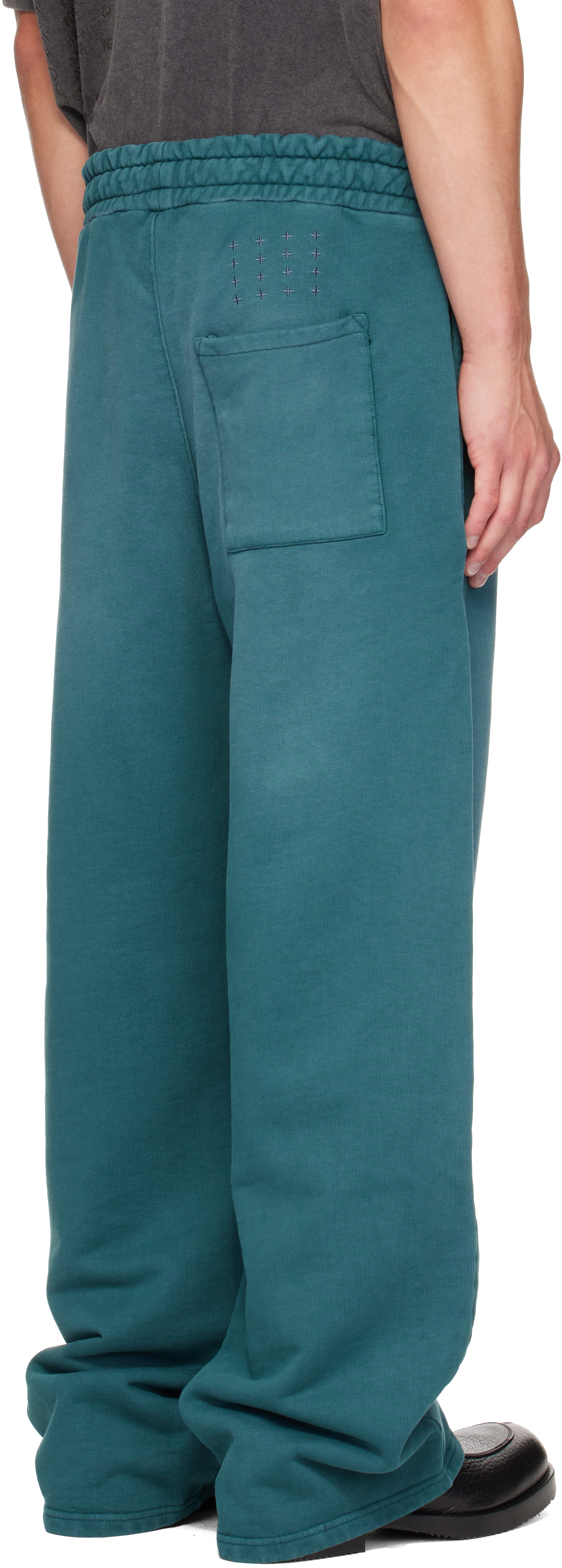 Ksubi - Green Rugged Synthesis Sweatpants
