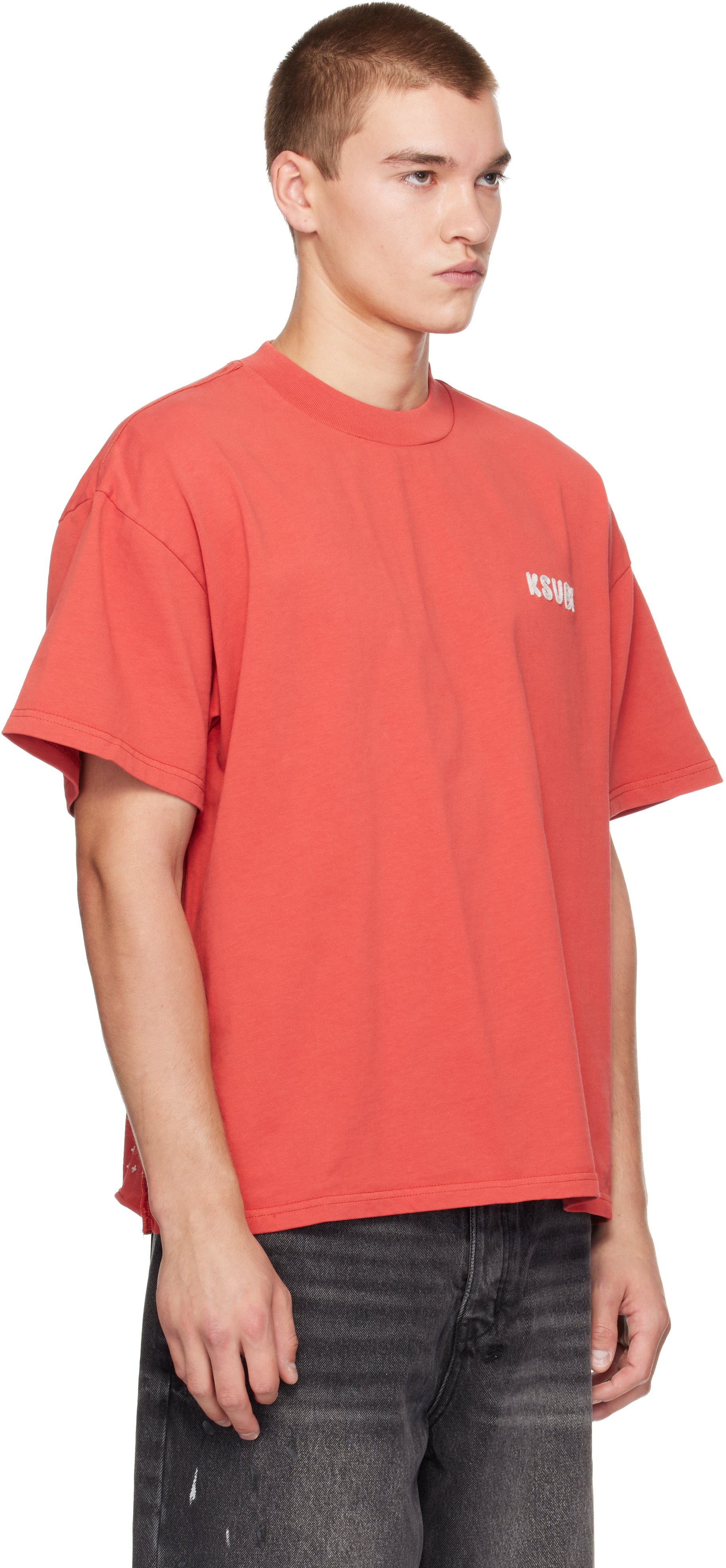 Ksubi: オレンジ Mechanic Ekcess 半袖Tシャツ | SSENSE 日本