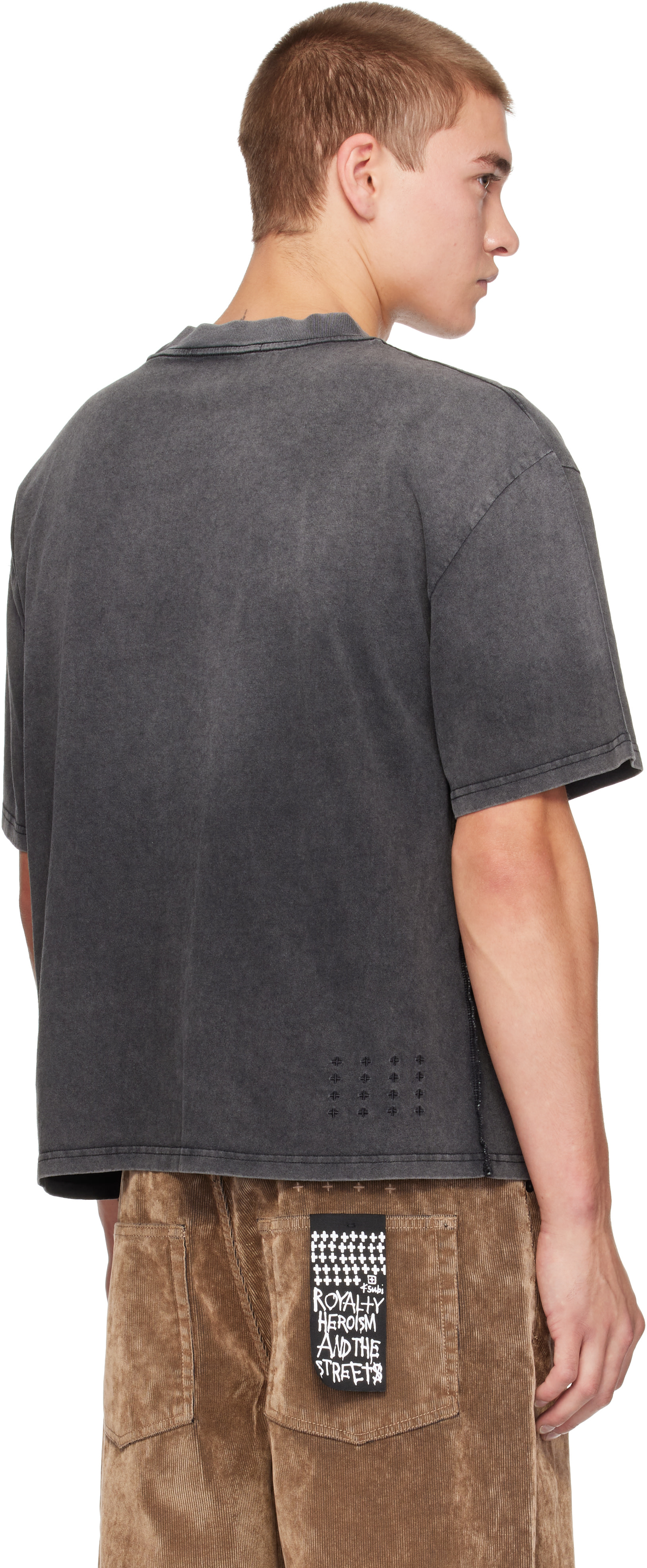 Ksubi - Gray Shield Halen S/S T-shirt