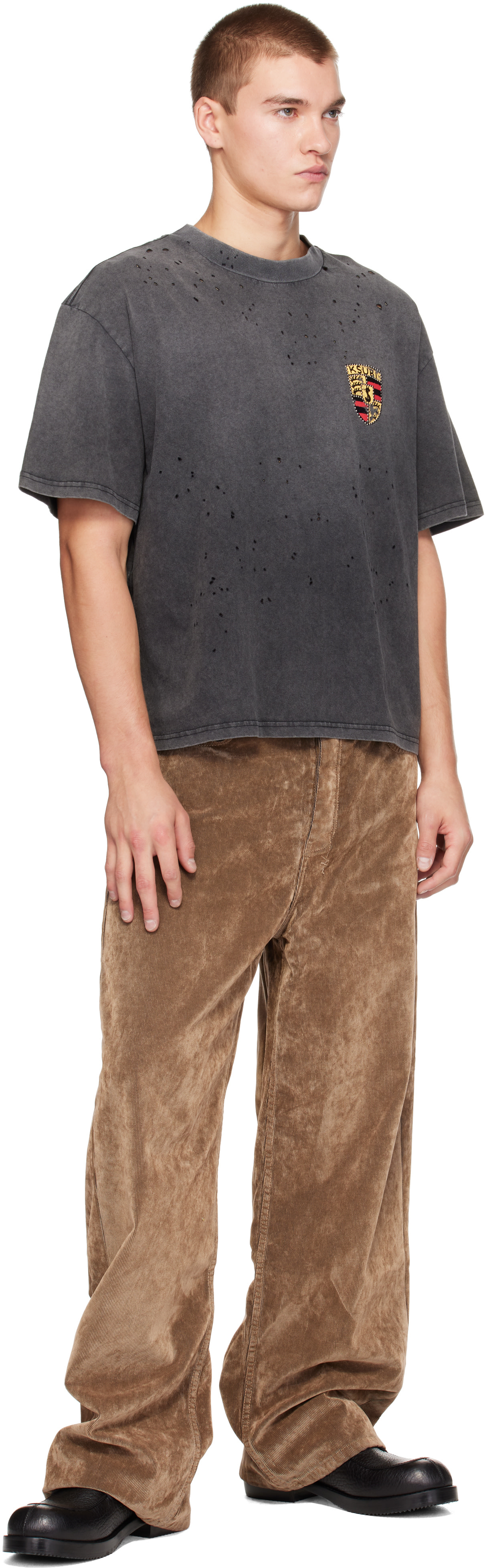 Ksubi - Gray Shield Halen S/S T-shirt