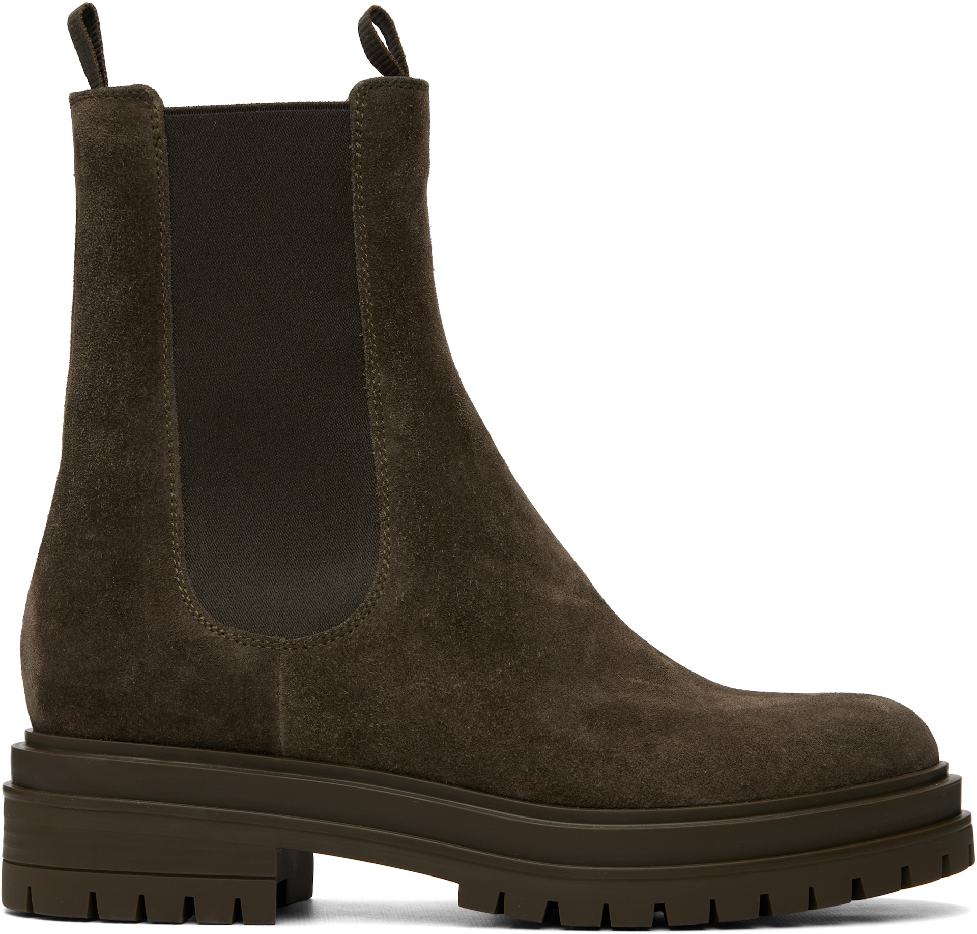 Gianvito Rossi - Bottes Chester kaki