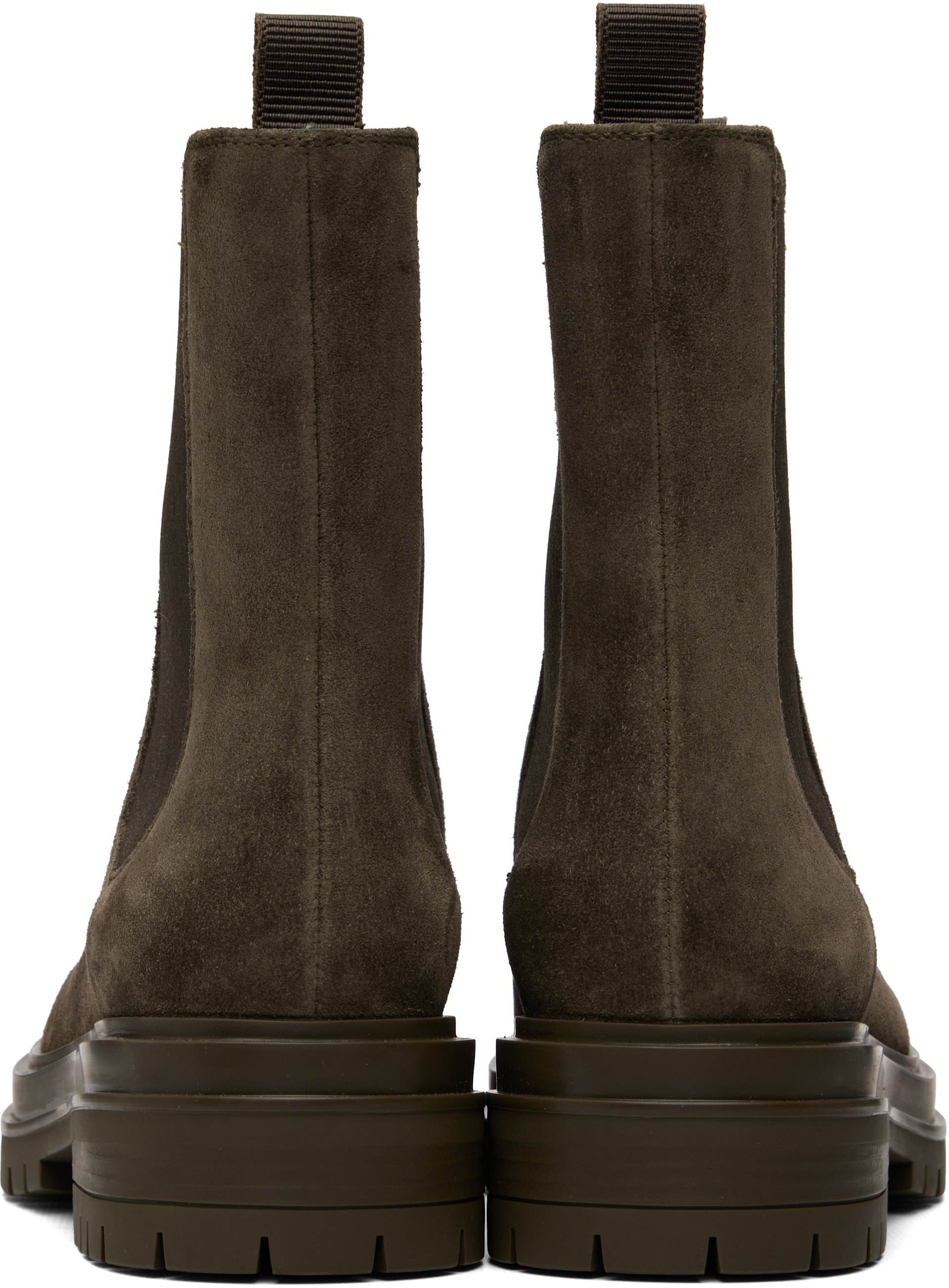 Gianvito Rossi - Bottes Chester kaki
