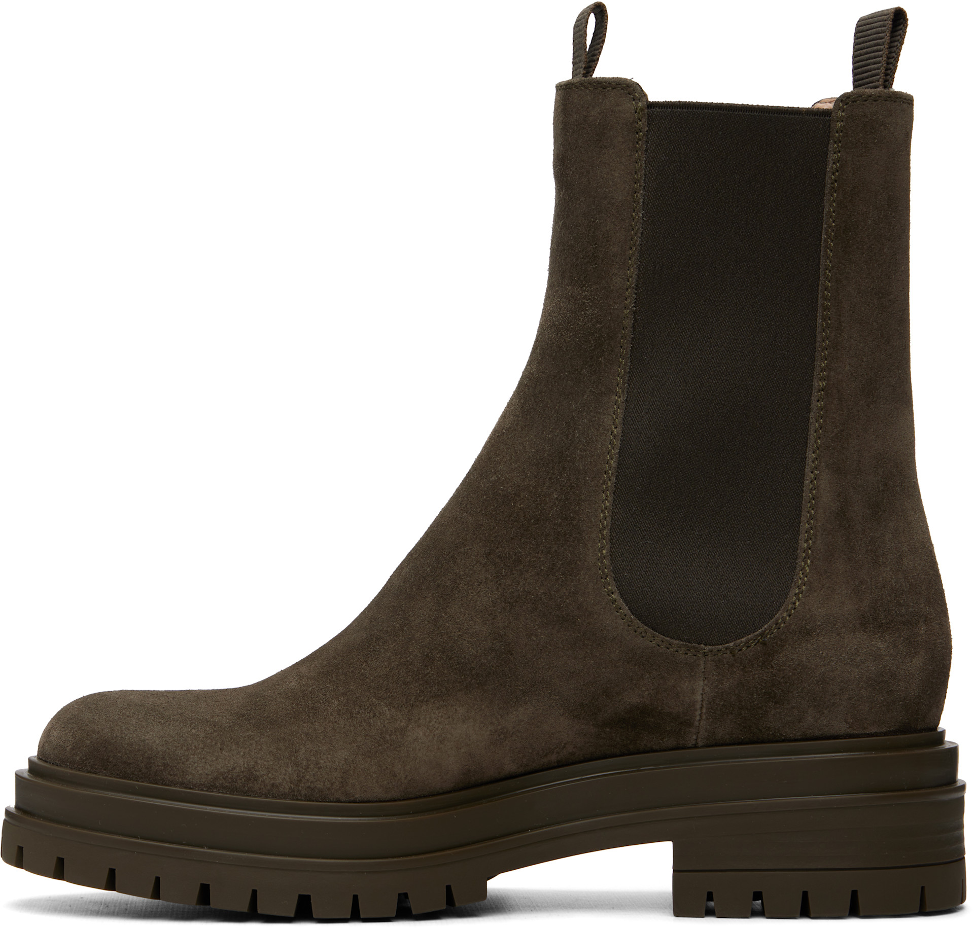 Gianvito Rossi - Bottes Chester kaki