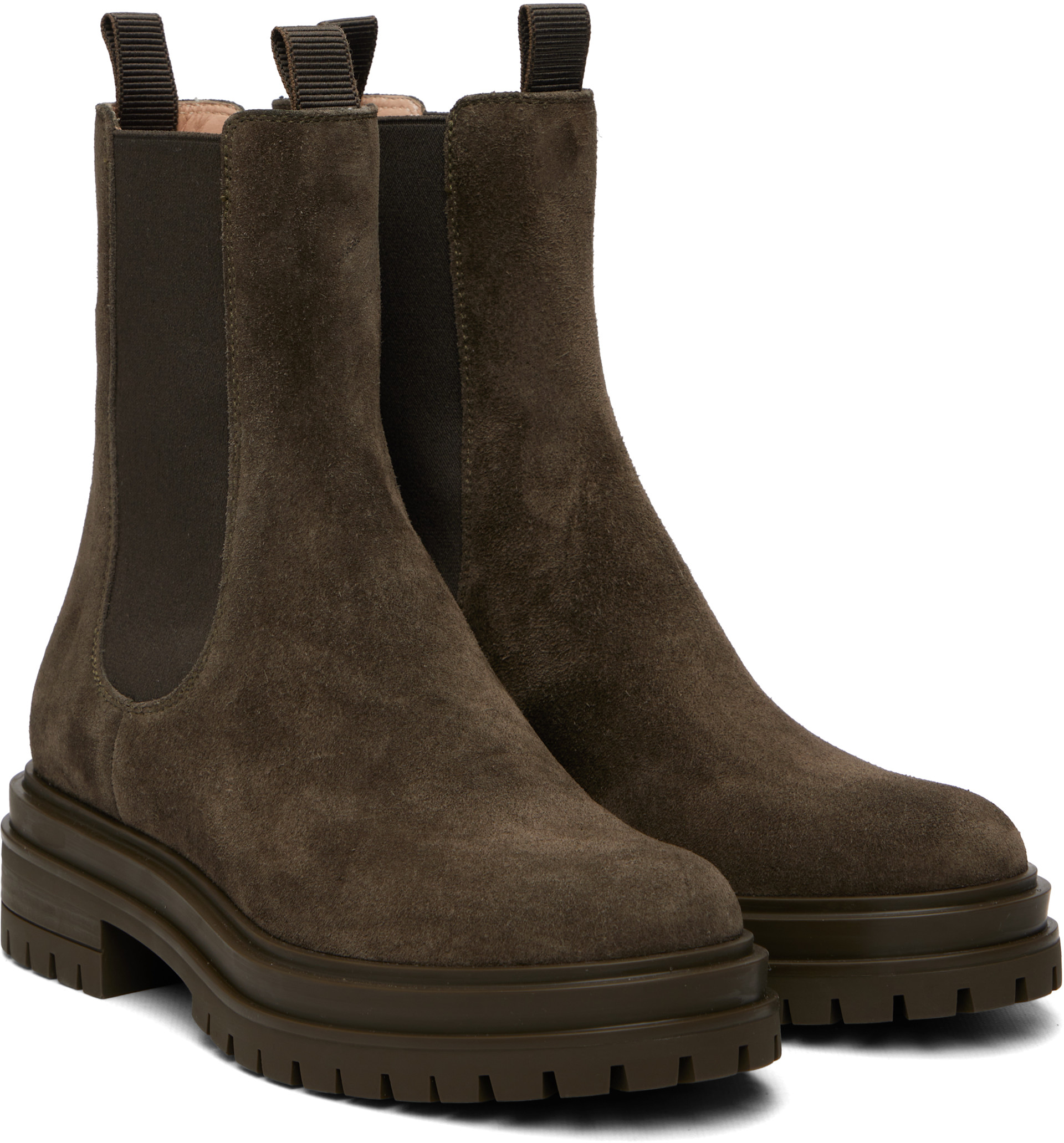 Gianvito Rossi - Bottes Chester kaki