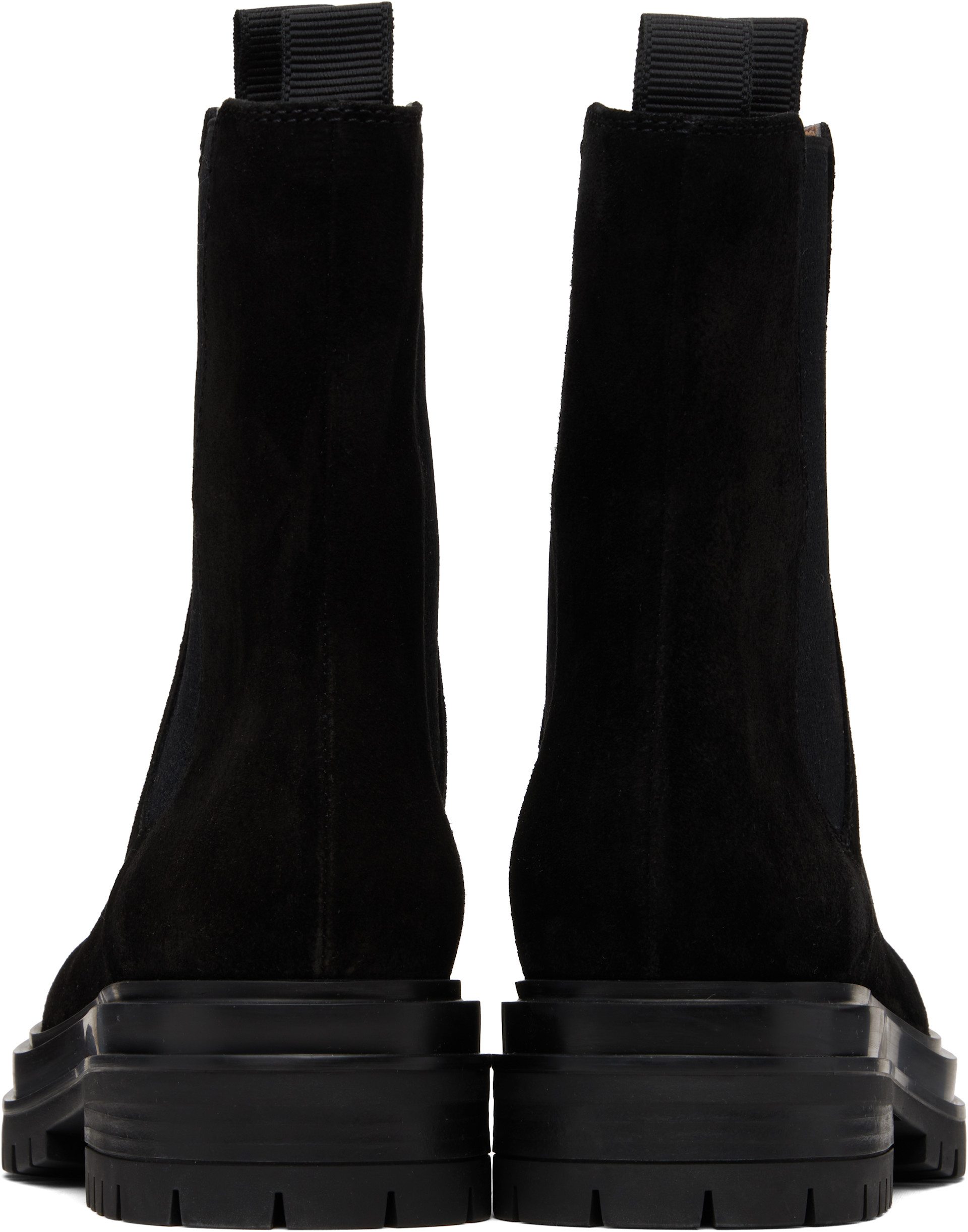 Gianvito Rossi: ブラック Chester チェルシーブーツ | SSENSE 日本