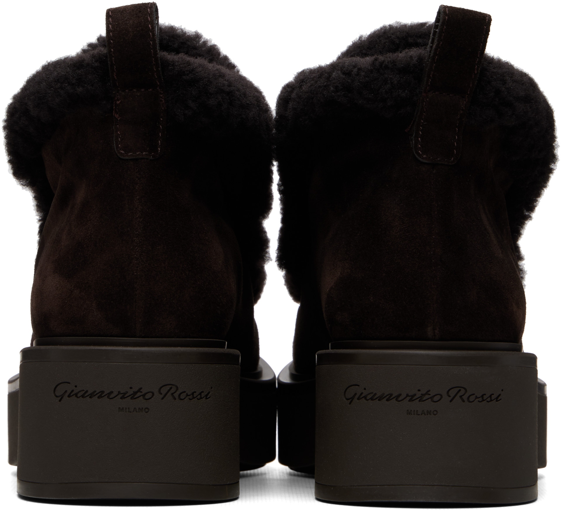 Gianvito Rossi - Bottes Yari brunes